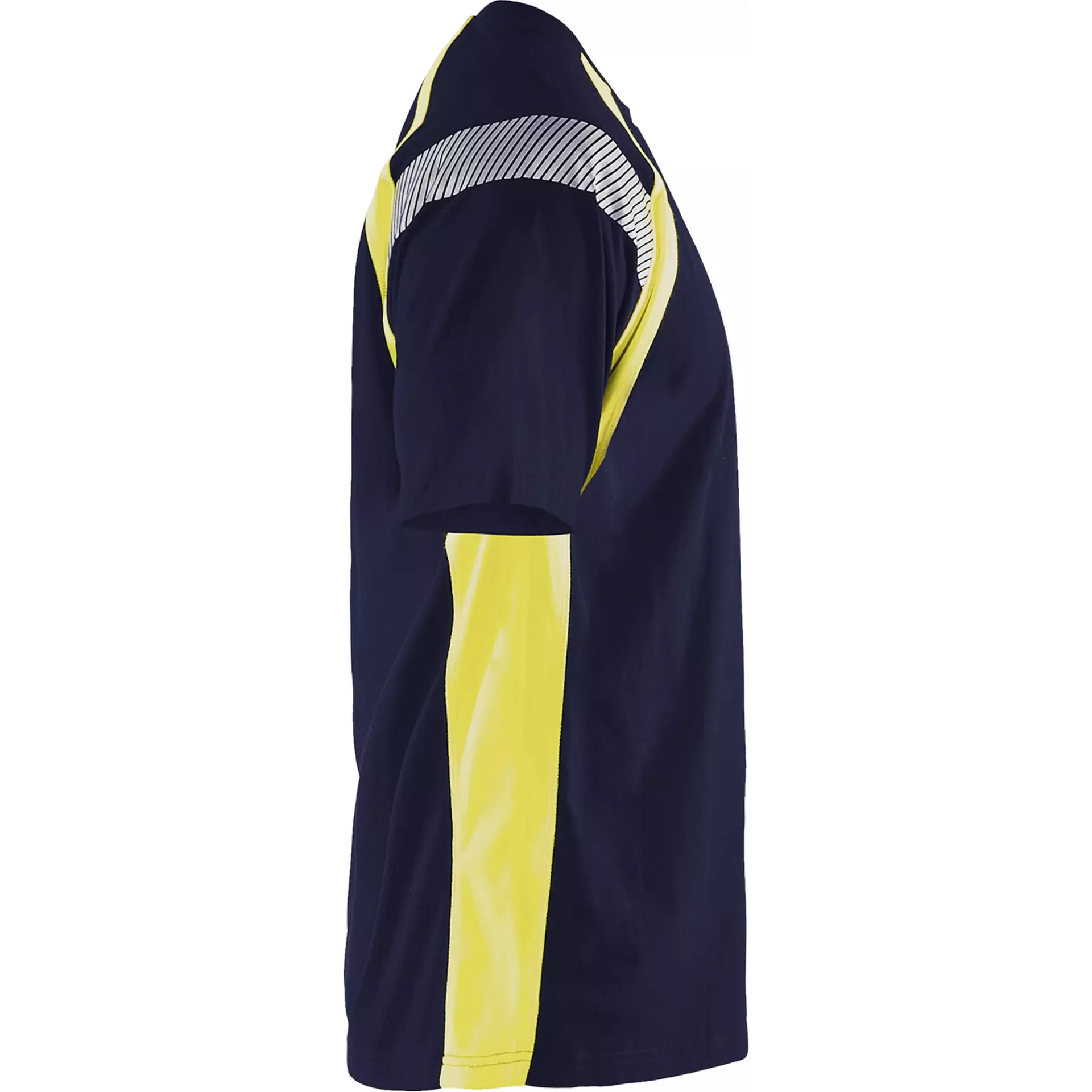 Blaklader 333210308833, T-Shirt, Marineblau/Gelb, image 2
