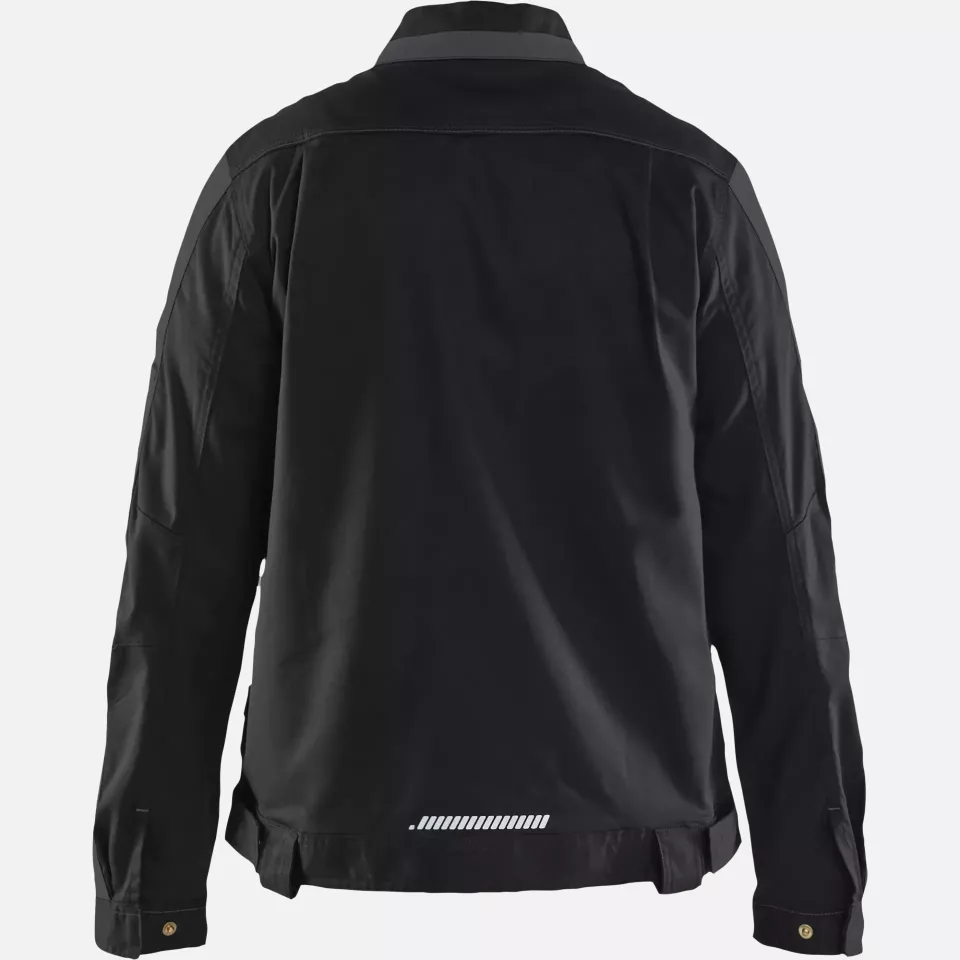 Blaklader 444318329998, Ladies Industry Stretch Jacket, Black/Dark Grey, image 4, gallery thumbnail
