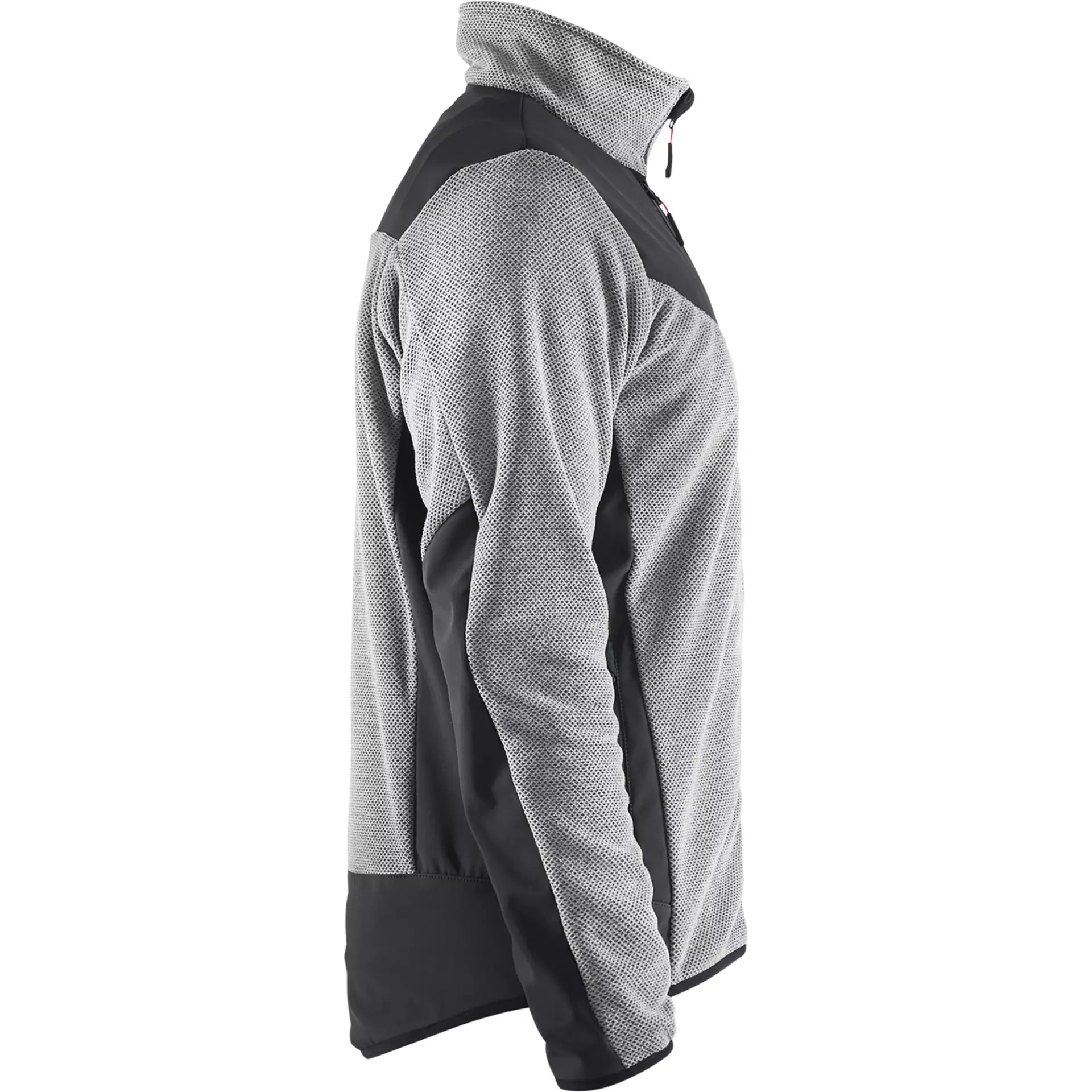 Blåkläder 594225369099, Softshell Knit Jacket, Grey Melange/Black, image 2