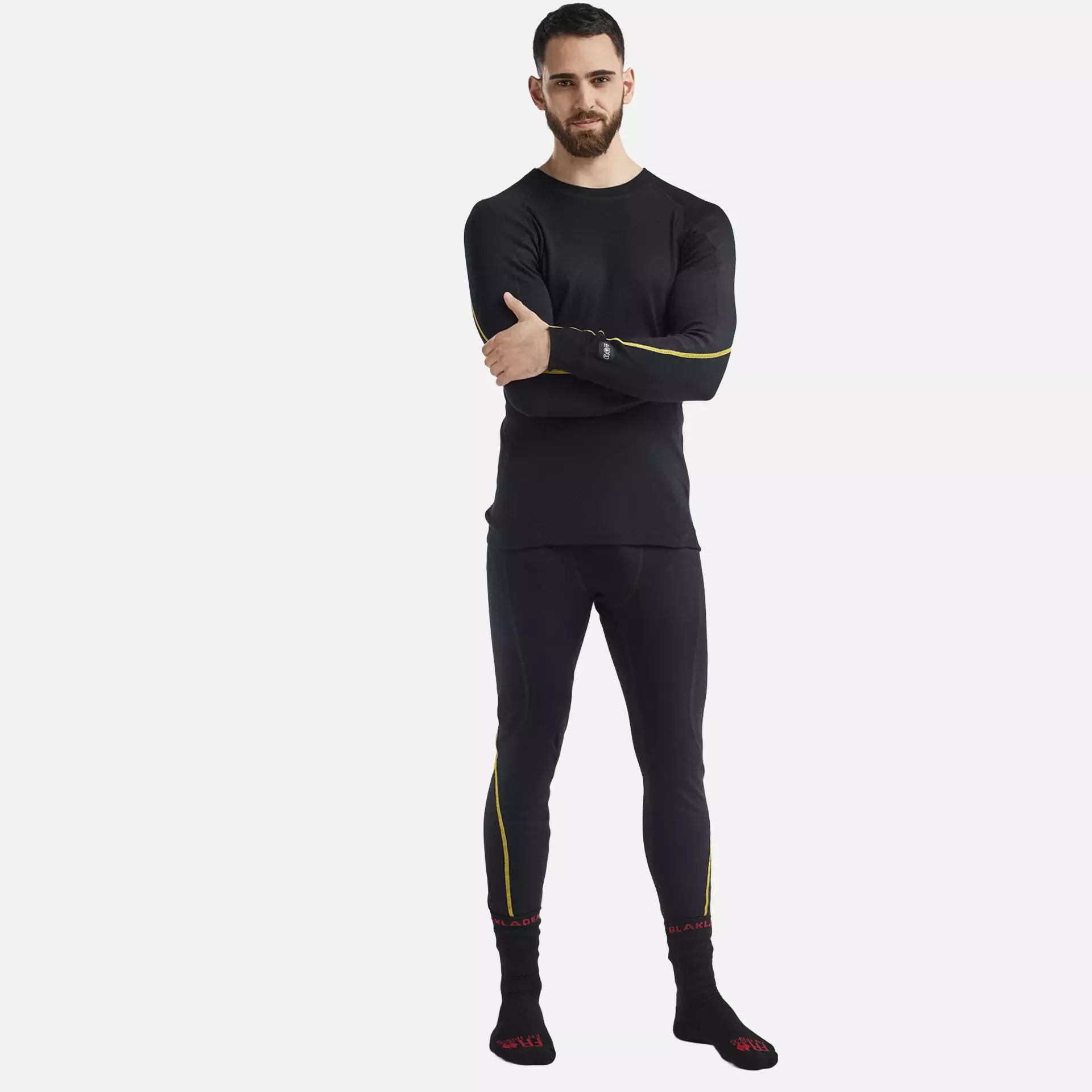 Blaklader 479410759900, Merino Wool Flame Resistant Undershirt, Black, image 5