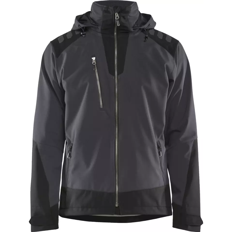 Blaklader 474925139899, Softshell Jacket, Dark Grey/Black, image 1, gallery thumbnail