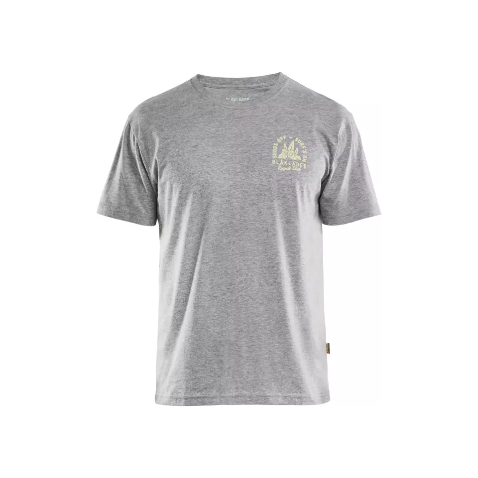 Blåkläder 941910439000, Beach Club t-shirt, grå/melerad, image 1, gallery thumbnail