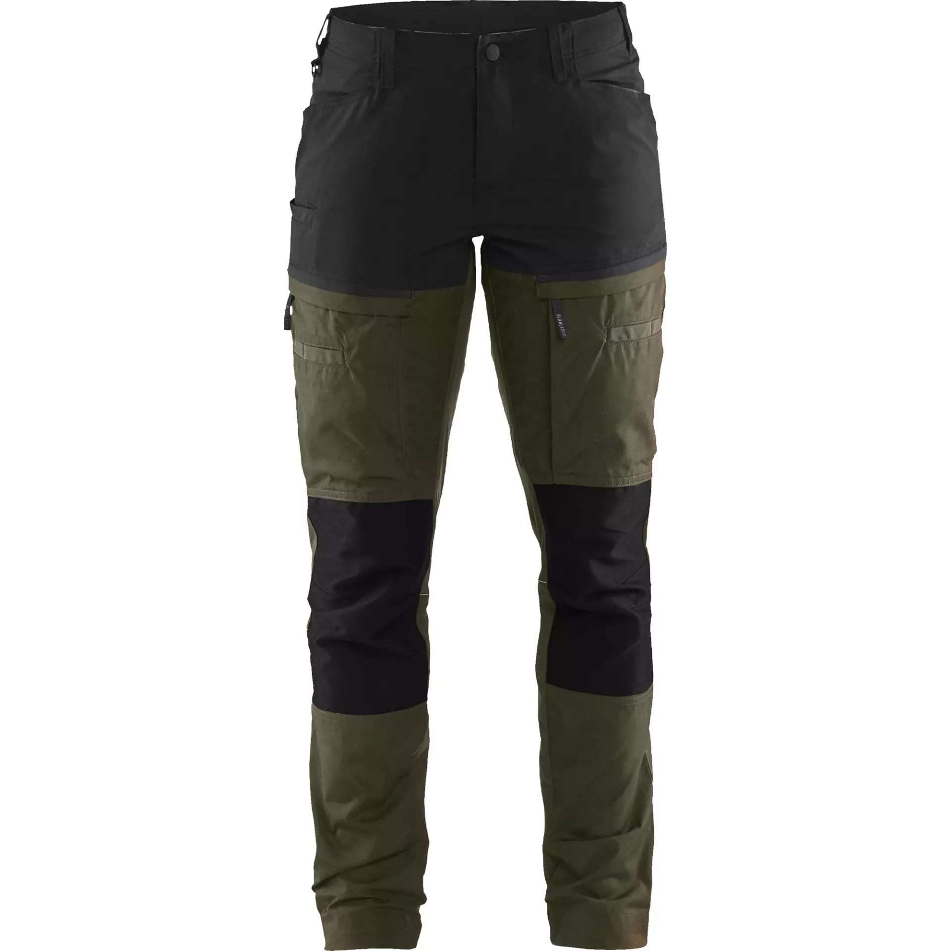 Blåkläder 716618454298, Women's Stretch Work Pants, Forest Green/Black, image 1