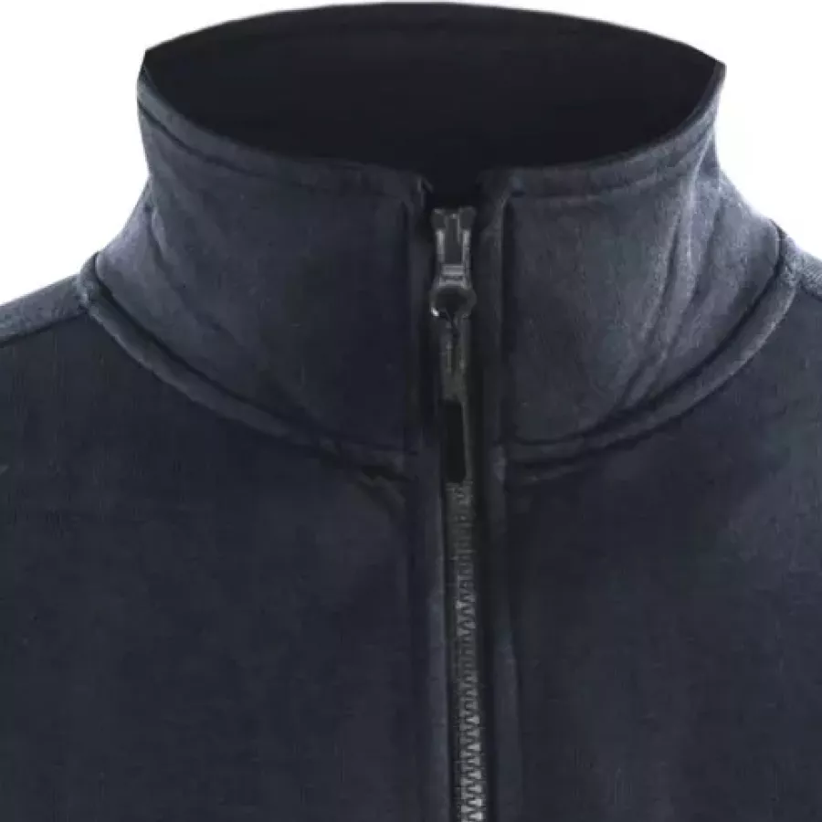 **High Collar** wraps your neck in warm, soft comfort that feels great on cooler days.