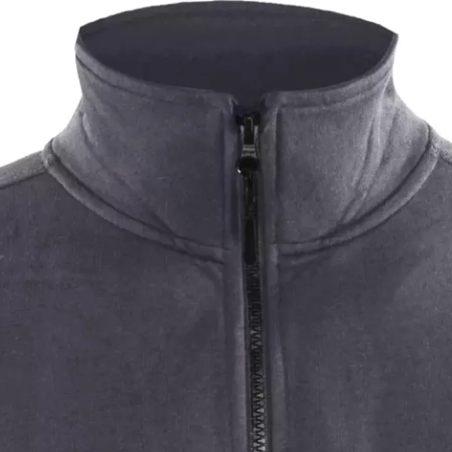 **High Collar** wraps your neck in warm, soft comfort that feels great on cooler days.
