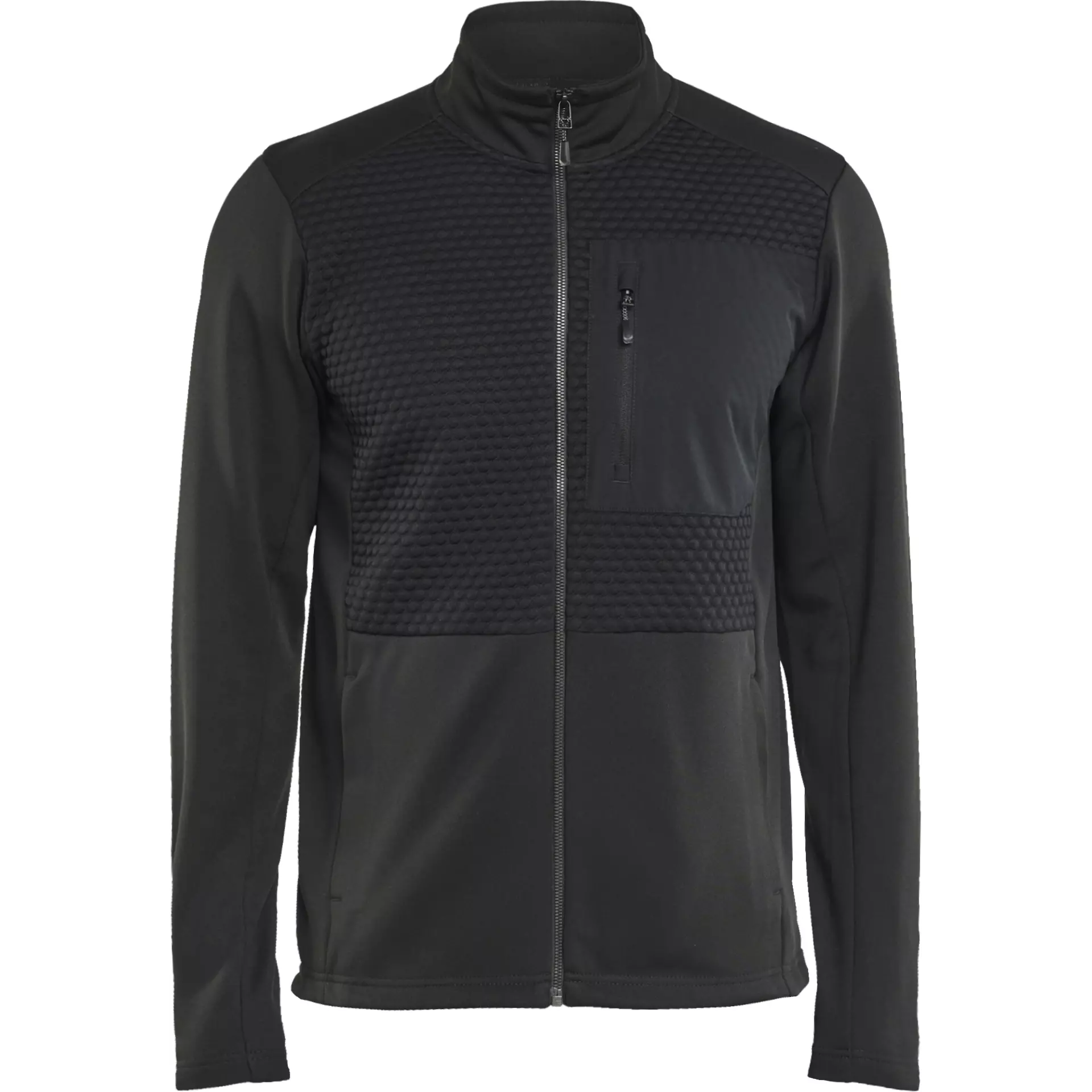 Blåkläder 354825269900, Zip Sweatshirt, Black