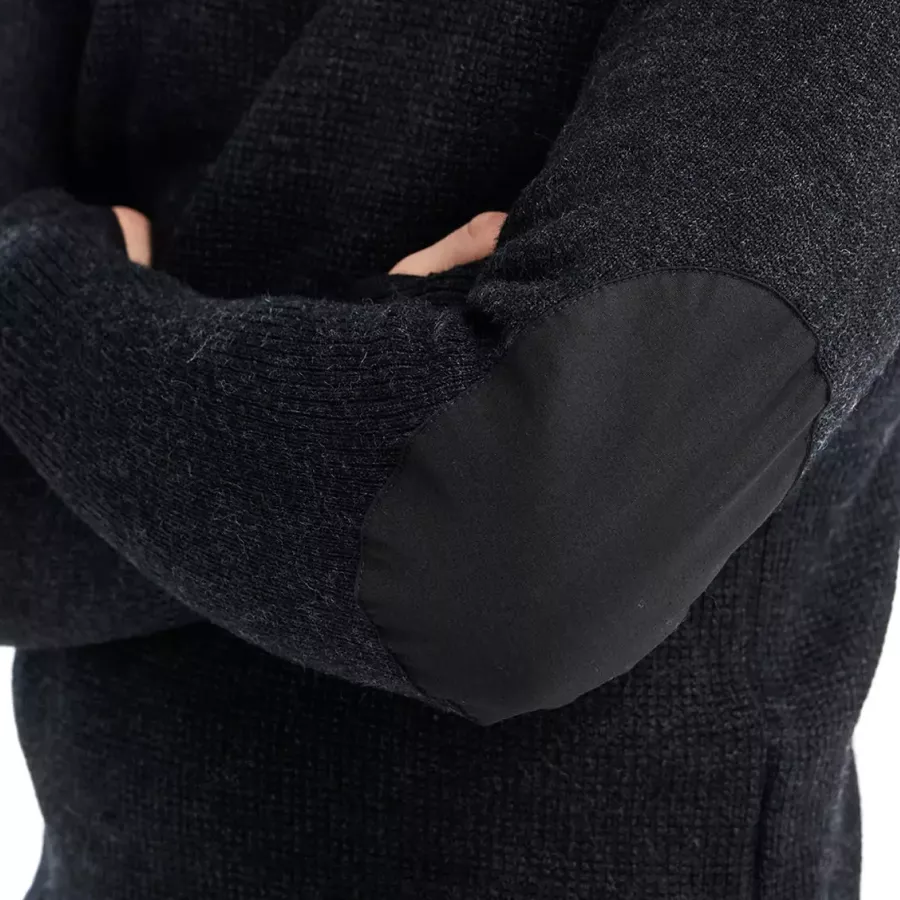 **Reinforced Shoulders and Elbows** withstand daily wear so your sweater stays durable and reliable.