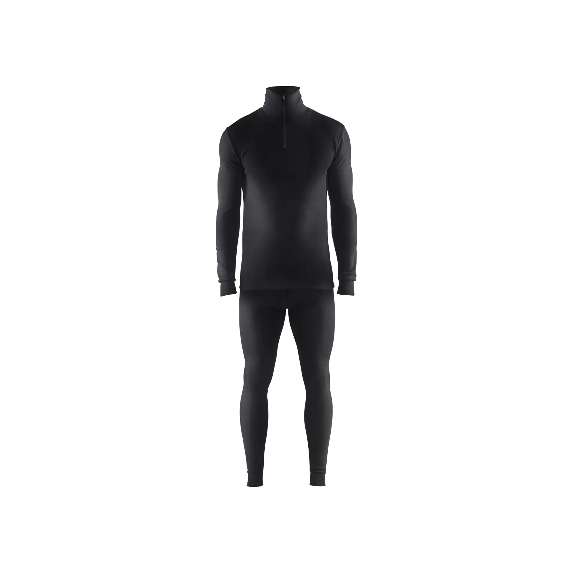 Blåkläder 189117059900, WARM Long Base Layer Pants, 50% Merino Wool, Black, image 2