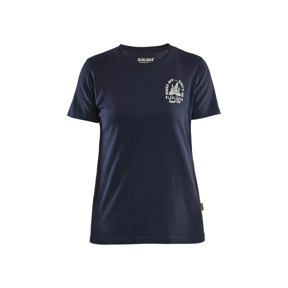 Blåkläder 941710428600, Beach Club Women's T-Shirt, Dark Blue, image 1, gallery thumbnail