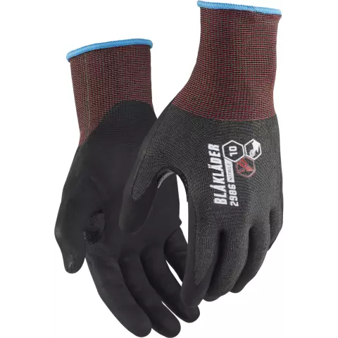 Blåkläder D Touch nitriilipinnoitettu viiltosuojakäsine, musta