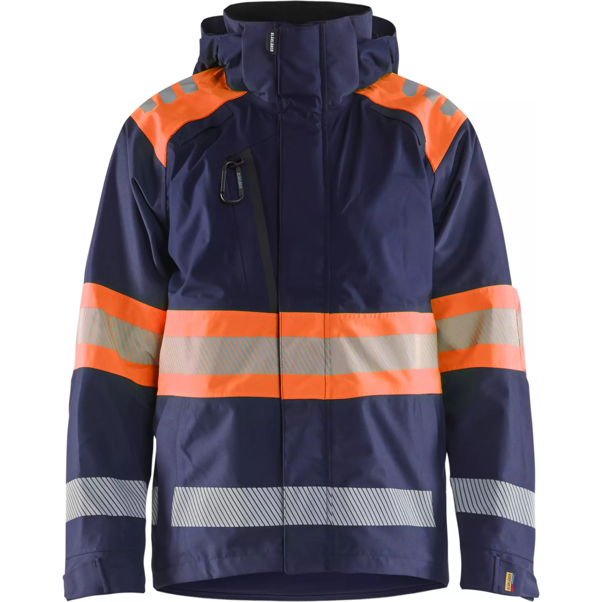 Blåkläder 442019778953, High-Vis Shell Jacket, Dark Blue/High-Vis Orange
