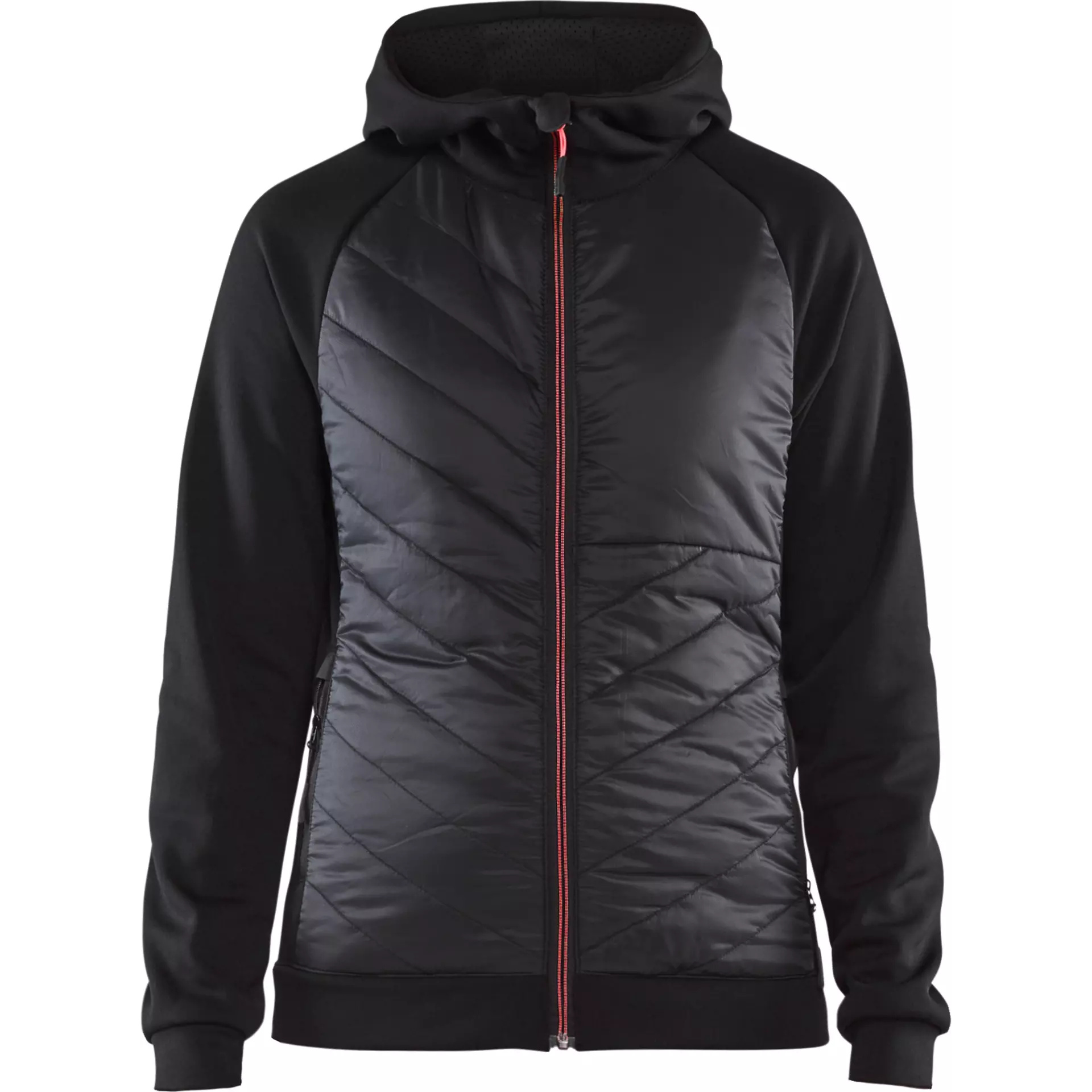 Blåkläder 346425269956, Women's Hybrid Jacket, Black/Red