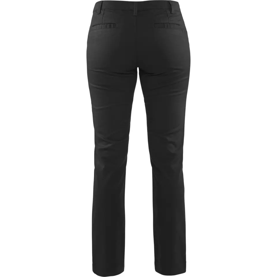 Blåkläder 716518309900, Women's Stretch Chinos, Black, image 4, gallery thumbnail