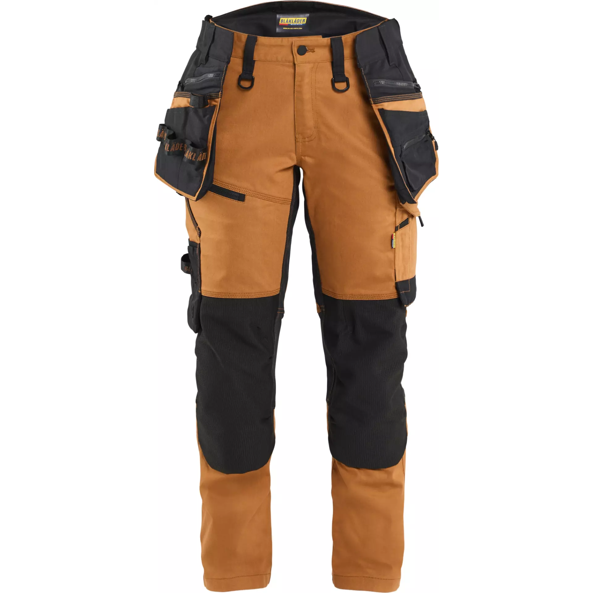 Blåkläder 717011494099, STRIKER Damen Stretch-Handwerkerhose, Rost/Schwarz