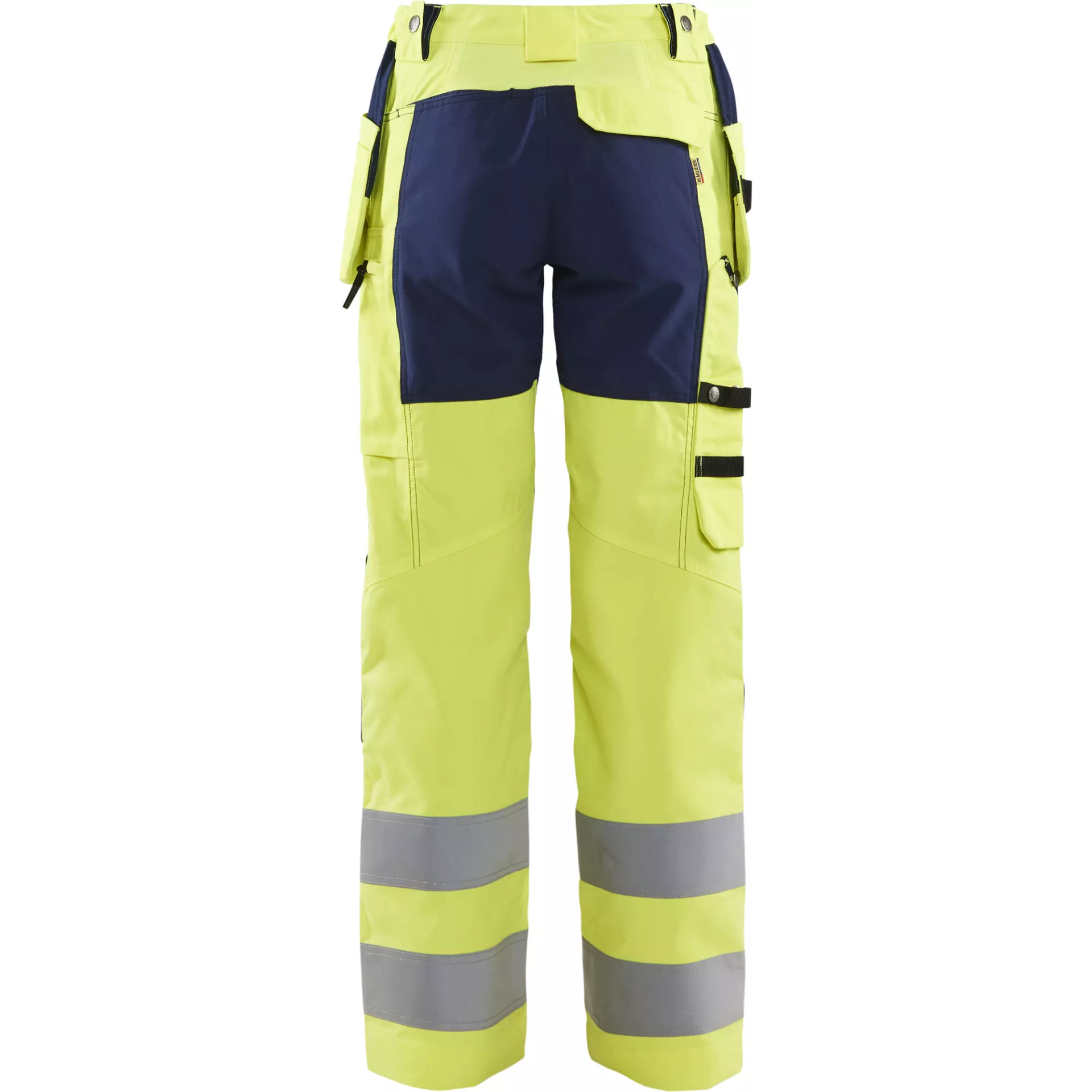 Blåkläder 716318113389, Women's High-Vis Holster Pants, Stretch, High-Vis Yellow/Navy Blue, image 4