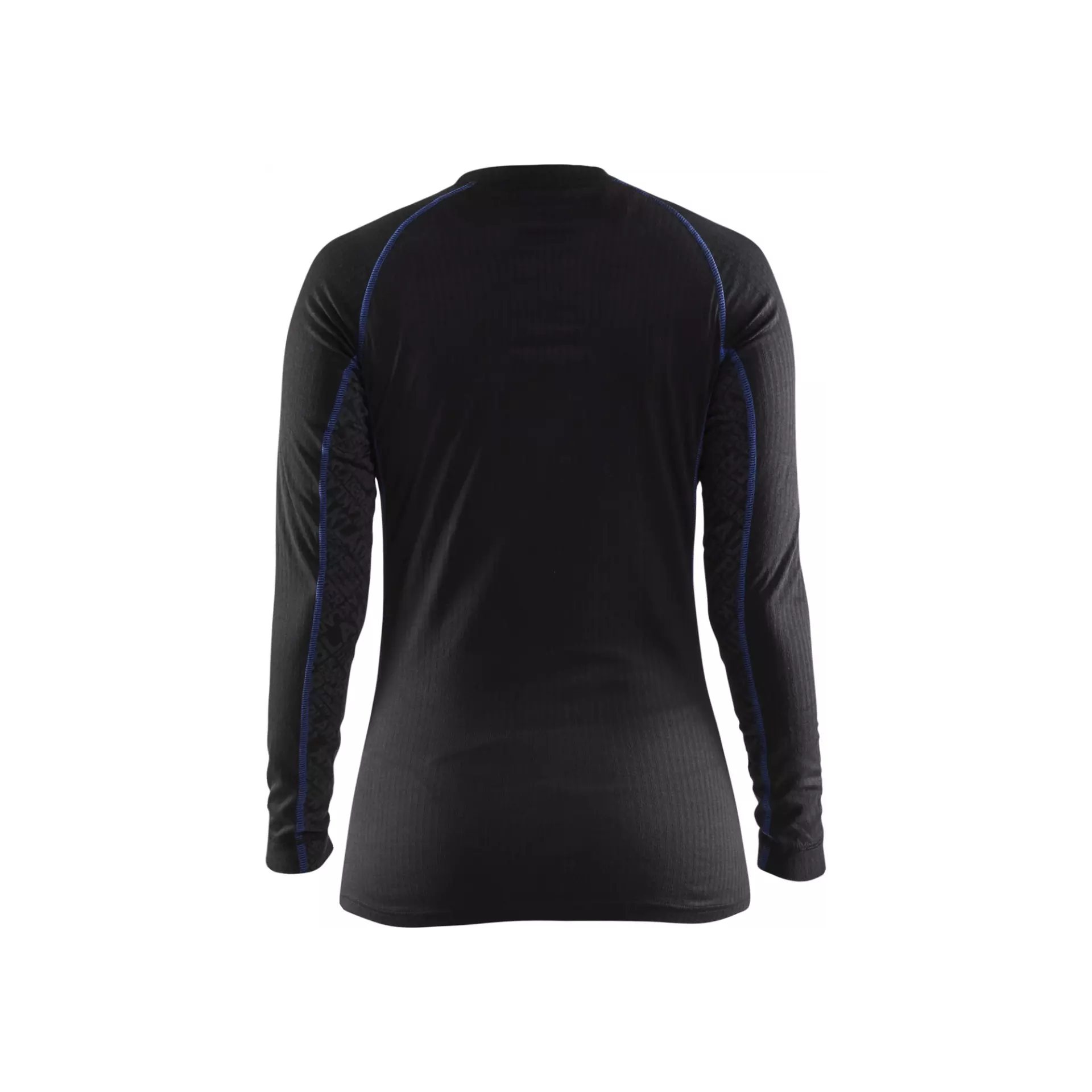 Blåkläder 720217079985, LIGHT Women's Base Layer Set, Black/Bright Blue, image 4