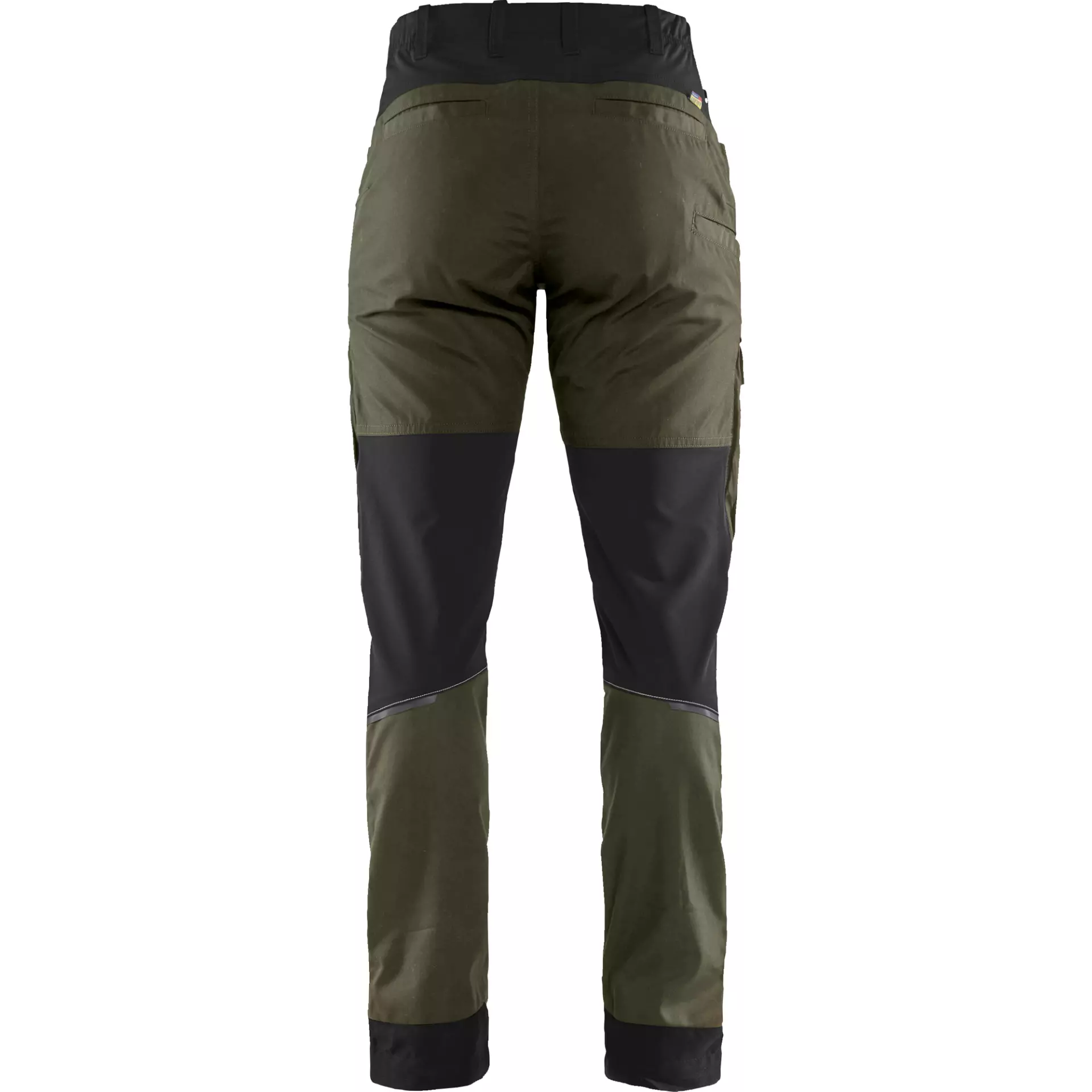 Blåkläder 716618454298, Women's Stretch Work Pants, Forest Green/Black, image 3