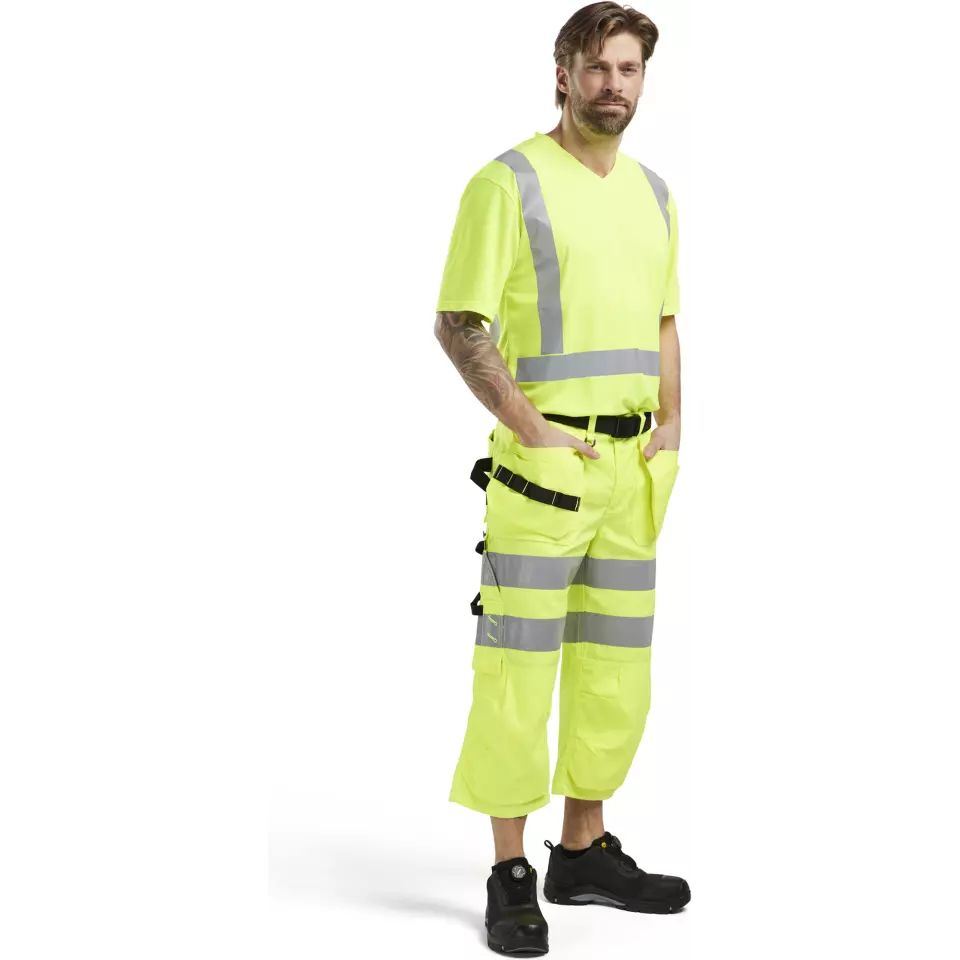 Blåkläder 338210113300, High-Vis T-Shirt With UV Protection, High-Visibility Yellow, image 5, gallery thumbnail