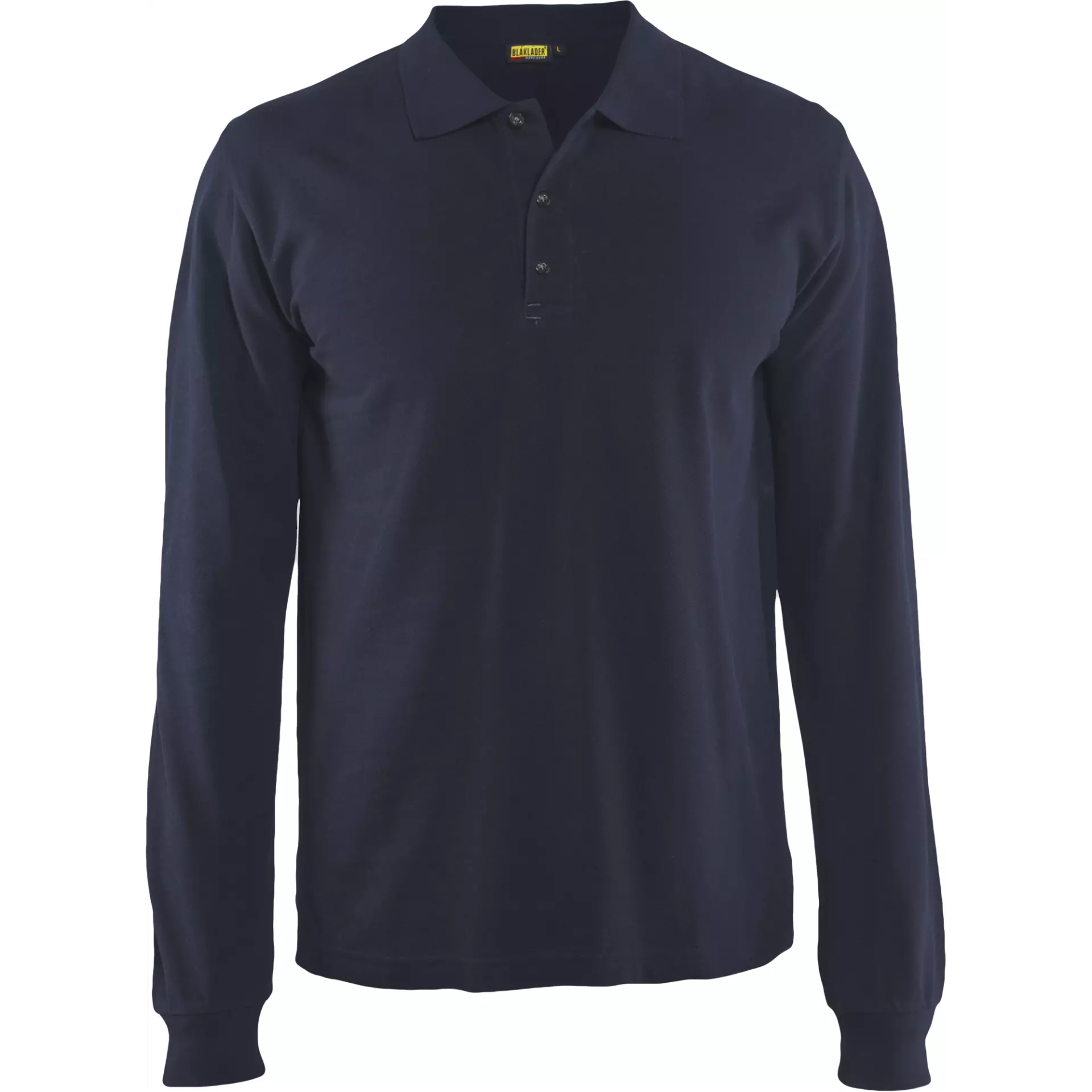 Blåkläder 338810508600, Long Sleeve Pique Shirt, Dark Blue