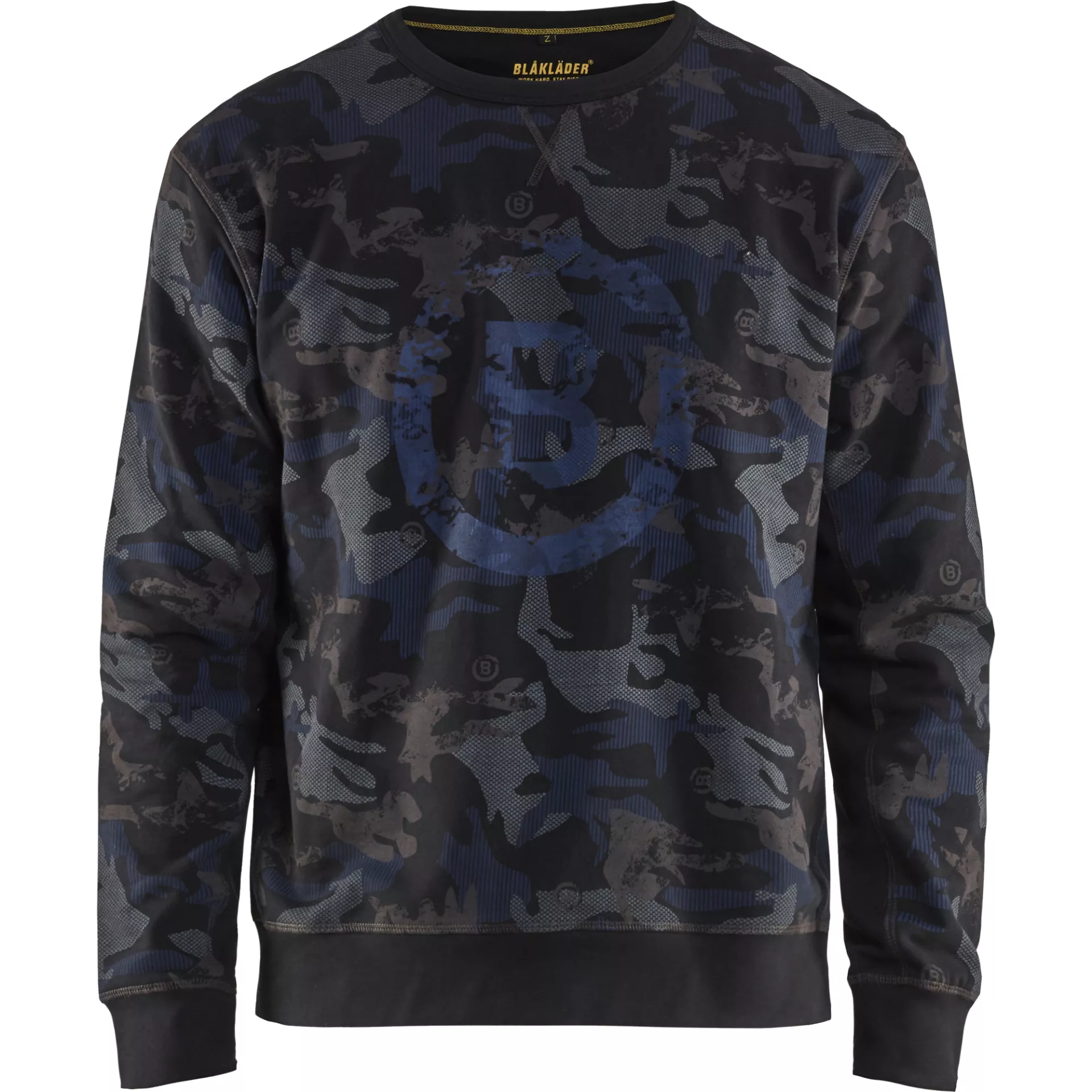 Blåkläder 940811589998, Limited Sweatshirt, Schwarz/Dunkelgrau