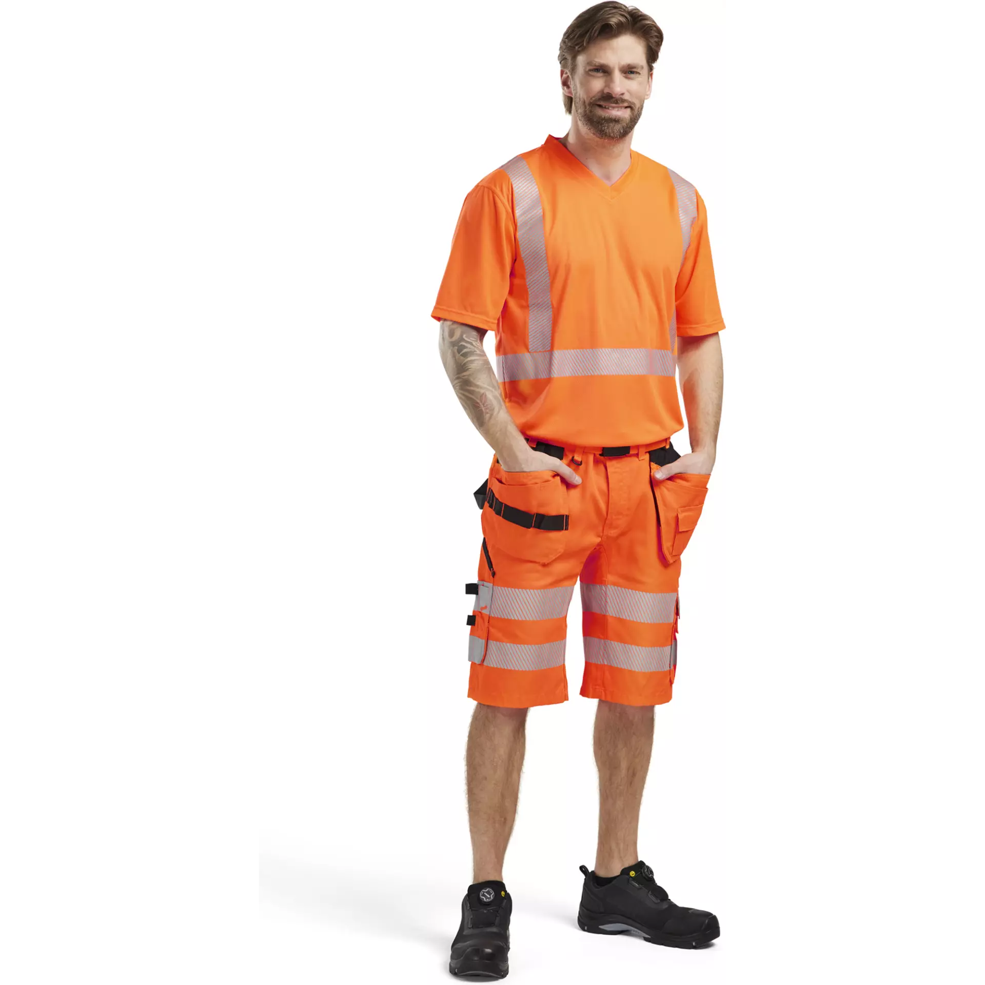 Blåkläder 338610135300, High-vis T-shirt with UV Protection, Hi-vis Orange, image 5