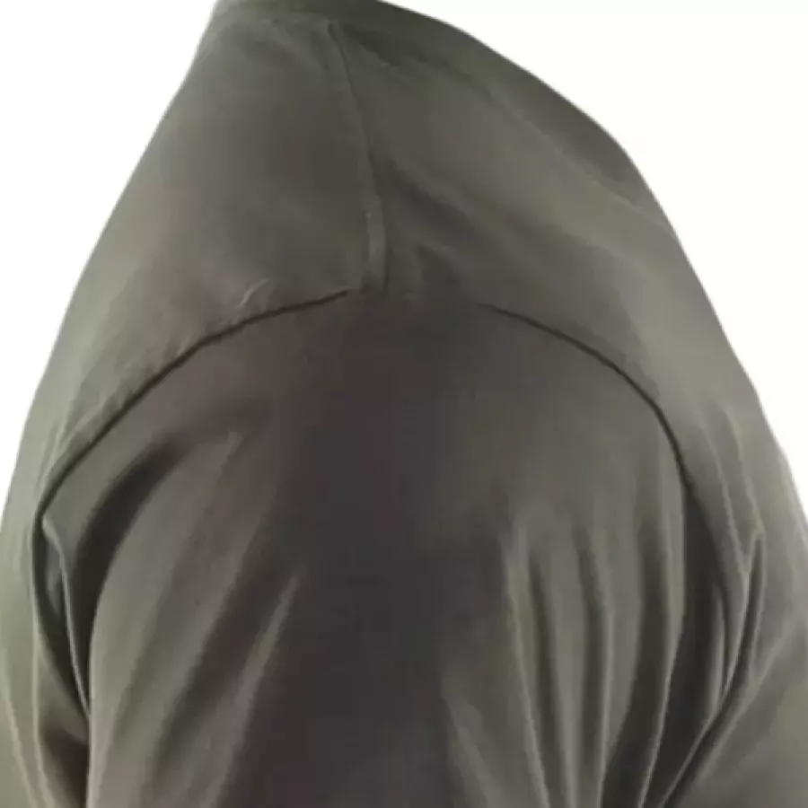 **Reinforced Neck and Shoulder Seams** add lasting durability so the shirt keeps its fit wear after wear.