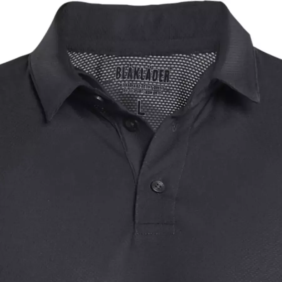 **Oxford Collar** gives the polo a clean, structured look that stays sharp on and off the job.
