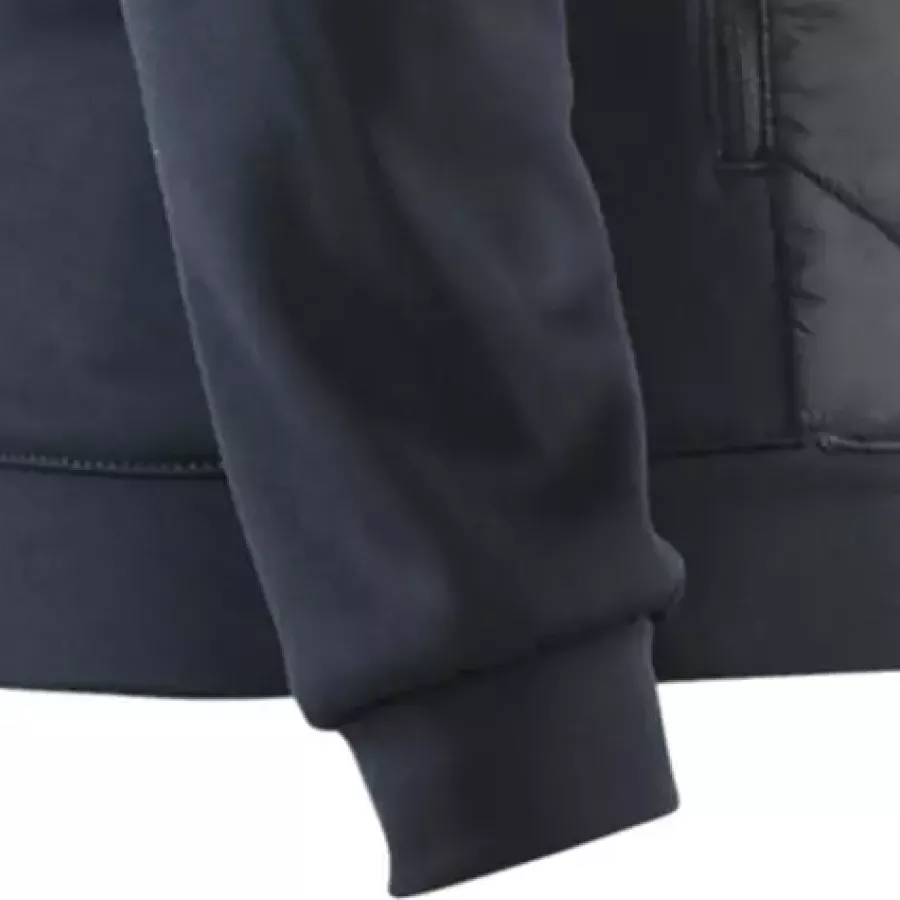 **Elastic Cuffs** keep sleeves snug and comfortable while allowing full freedom of movement.