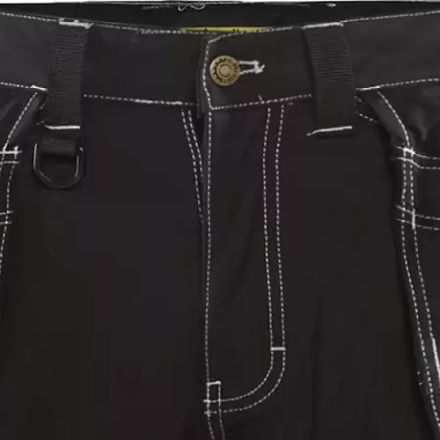 **Reinforced Crotch Seam** adds lasting strength in high-motion areas so you can work freely and confidently.