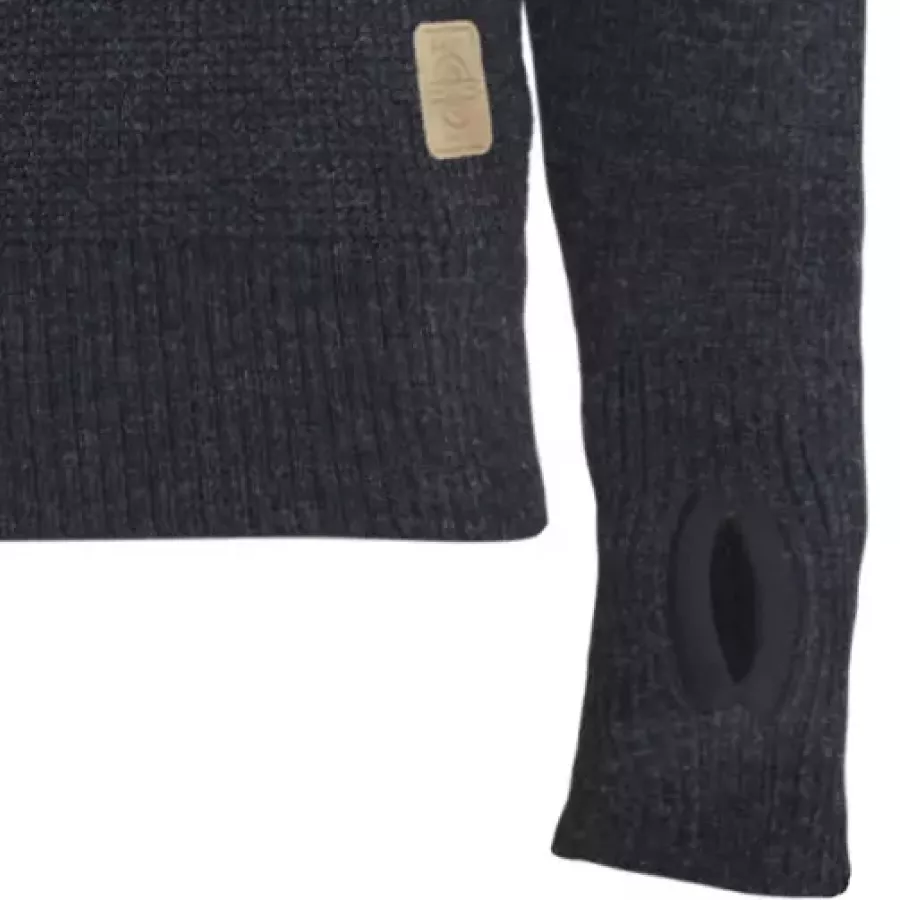 **Sleeve Cuffs with Thumbhole** lock sleeves in place and add extra warmth for your hands during colder days.