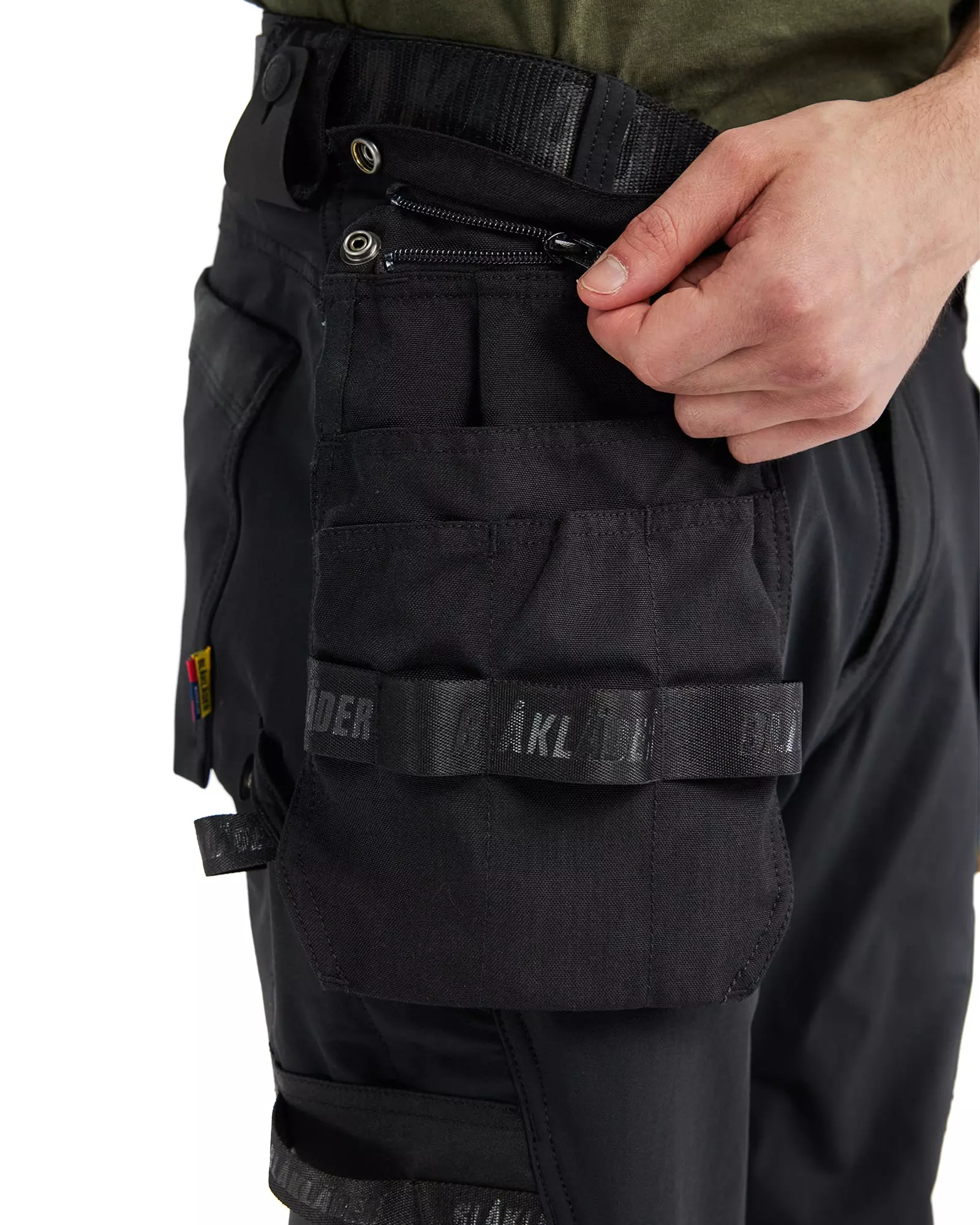 Blåkläder 170216459900, Holster Shorts, 4-Way Stretch, Black, image 7