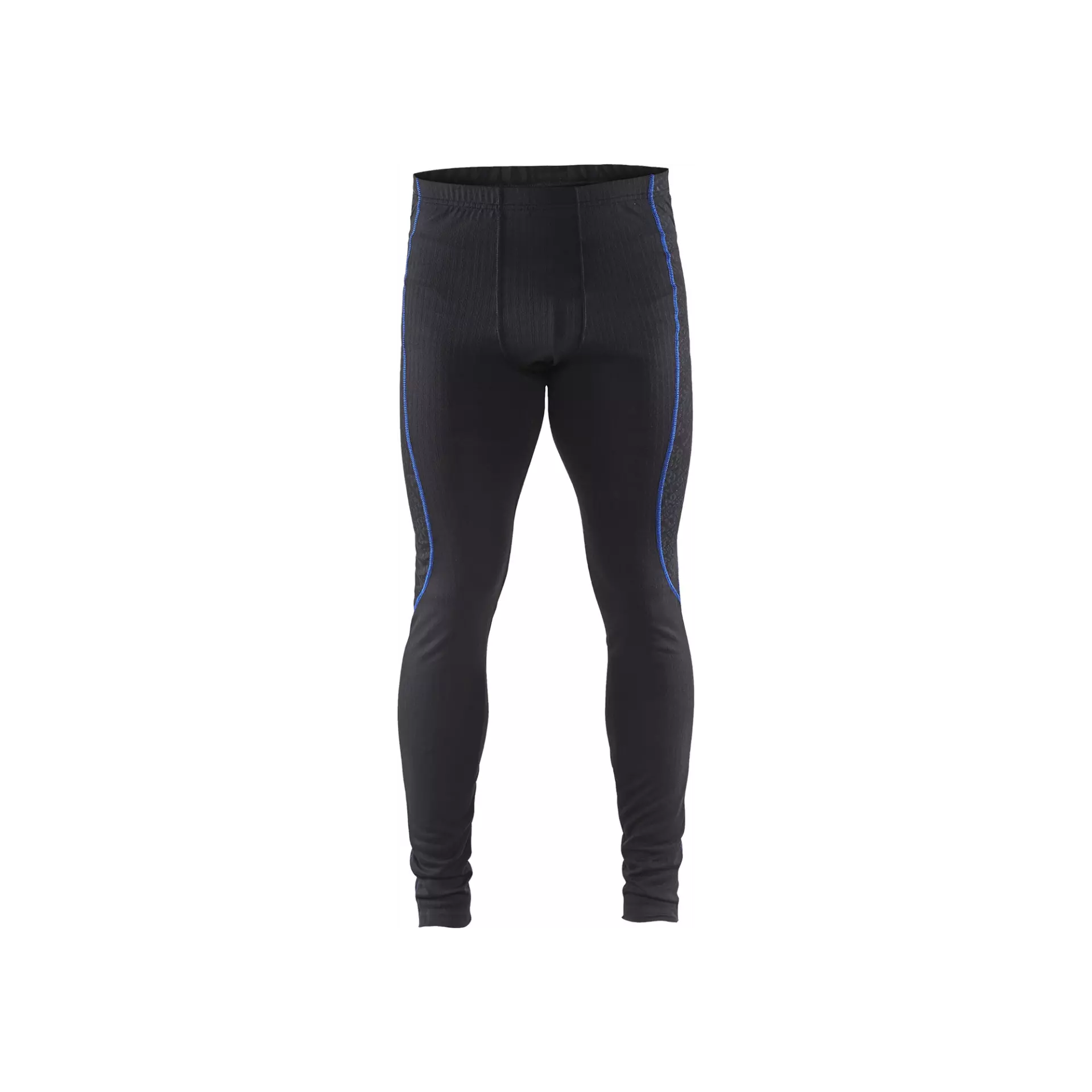 Blåkläder 184017079985, LIGHT Long Base Layer Pants, Black/Bright Blue, image 1