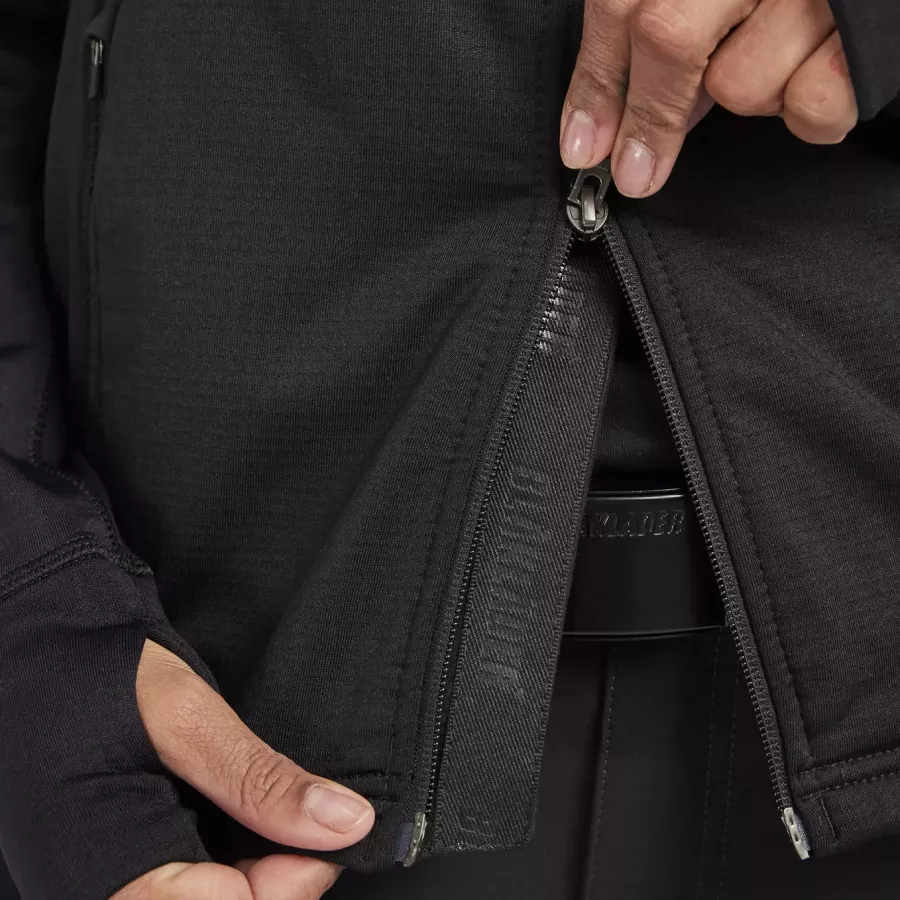 **Two-Way Plastic Zip Closure** provides flexible ventilation and easy adjustment for comfort.