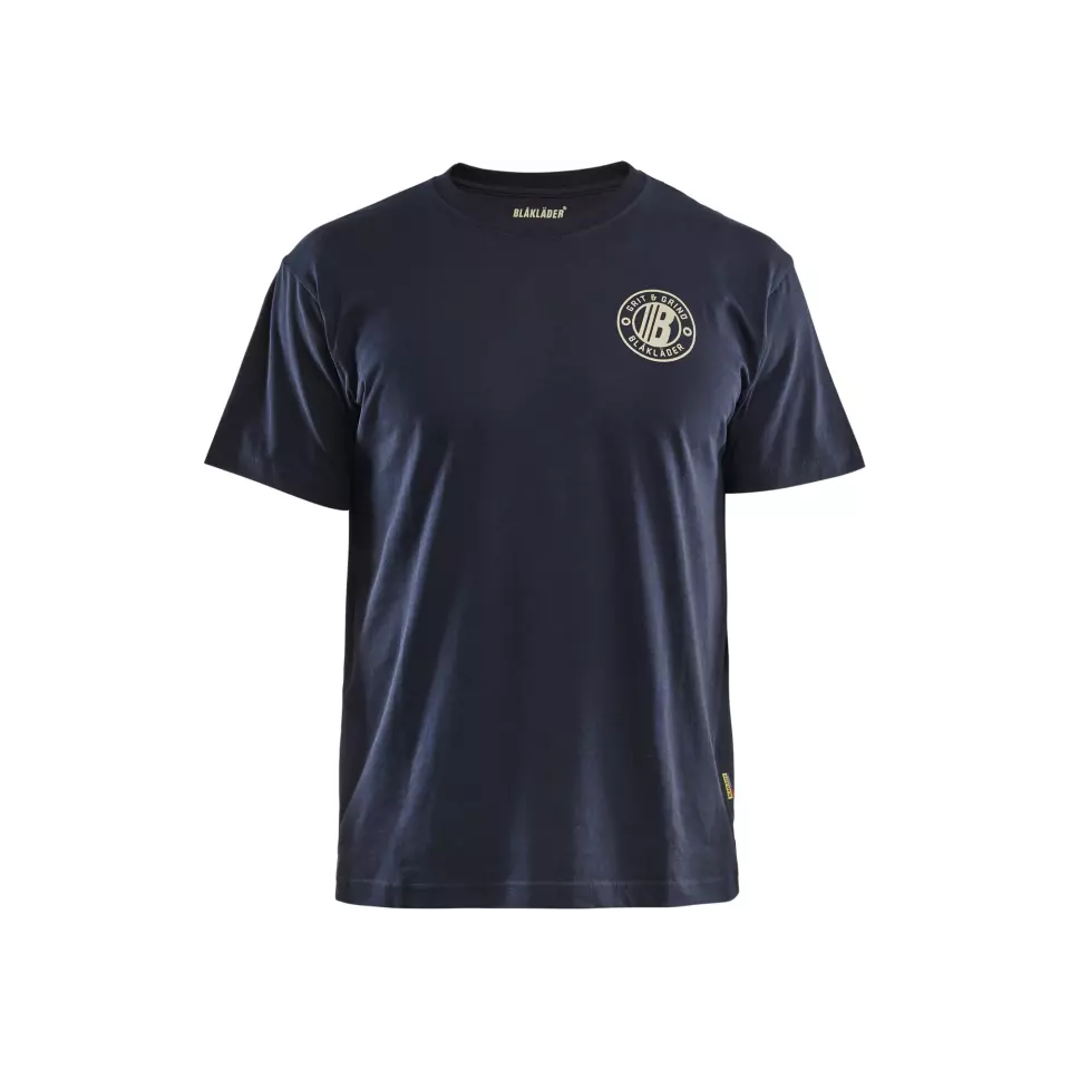 Blåkläder 942010428600, T-shirt Grit Flag, mörkblå, image 1, gallery thumbnail