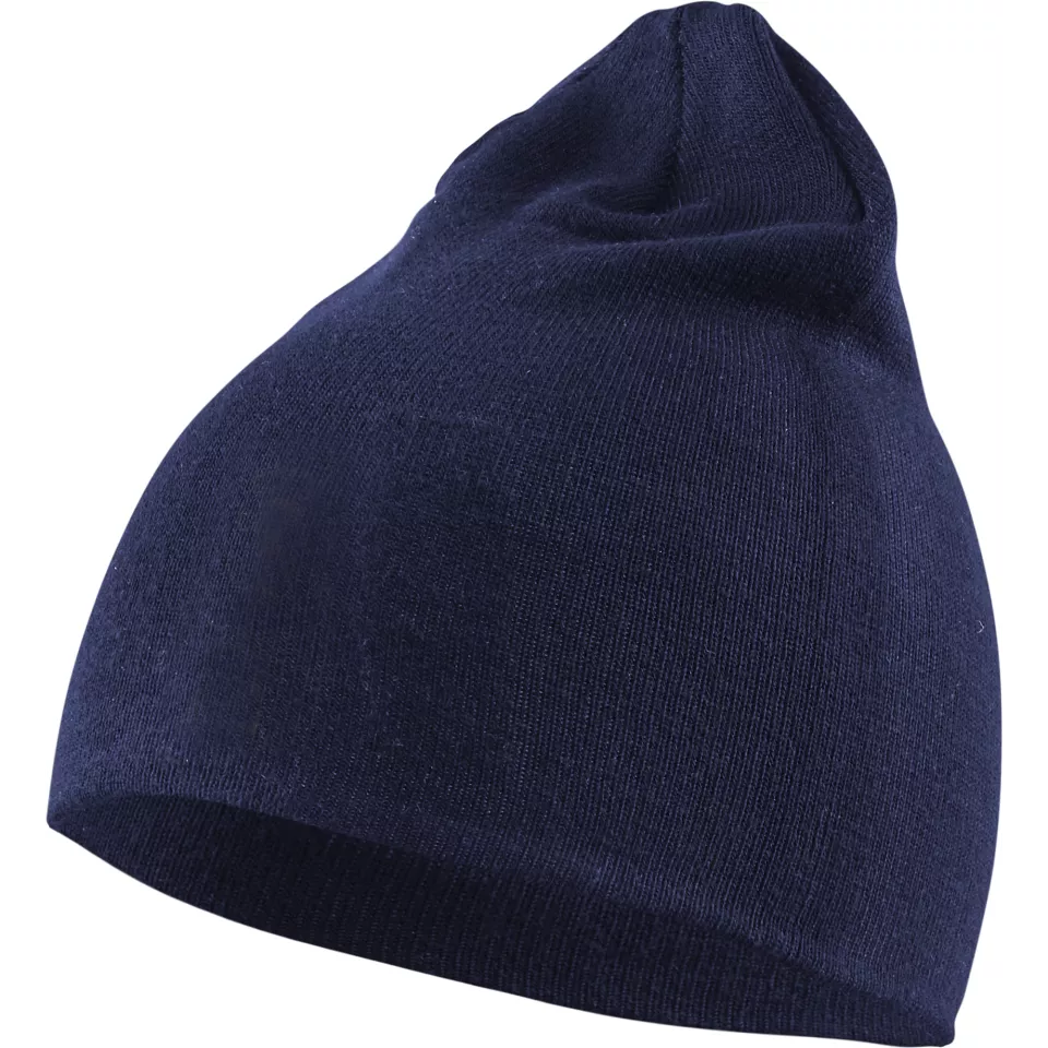 Blåkläder 205700008953, Kids' Beanie, Navy Blue/Hi-Vis Orange, image 2, gallery thumbnail