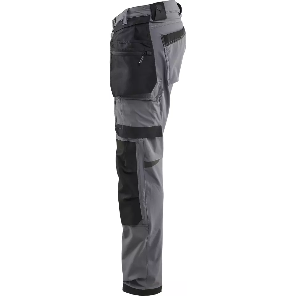 Blåkläder 172016459699, Holster Pants, 4-Way Stretch, Gray/Black, image 3, gallery thumbnail
