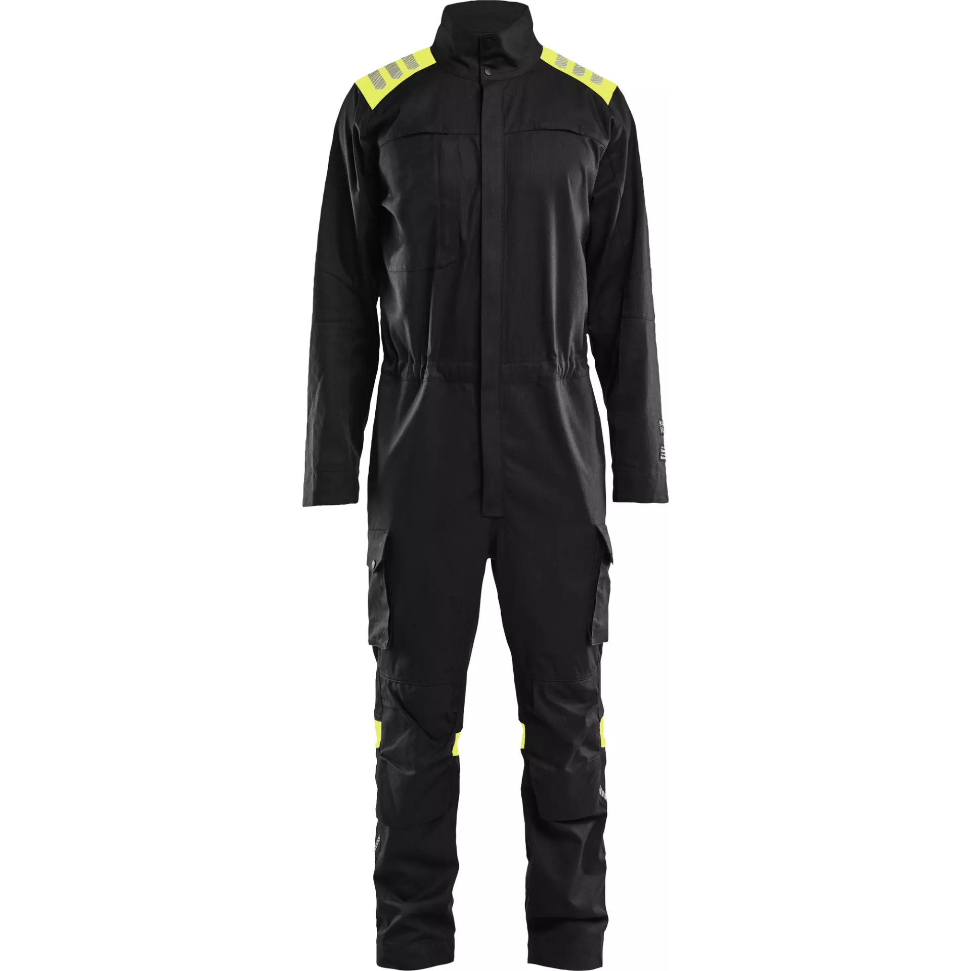 Blåkläder 607715129933, Coverall with Inherent Flame Protection, Black/Yellow