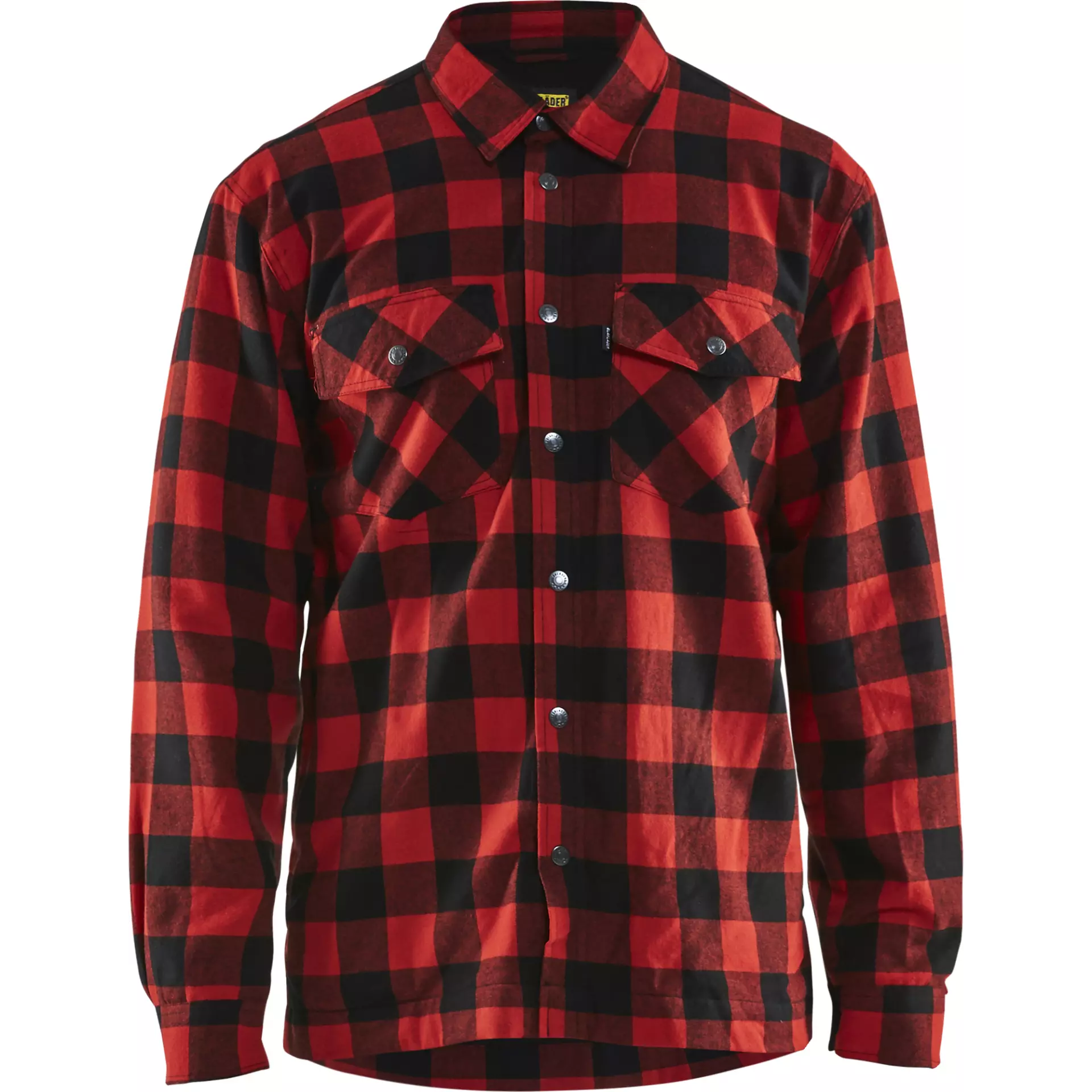 Blåkläder 322511315699, Lined Flannel Shirt, Red/Black