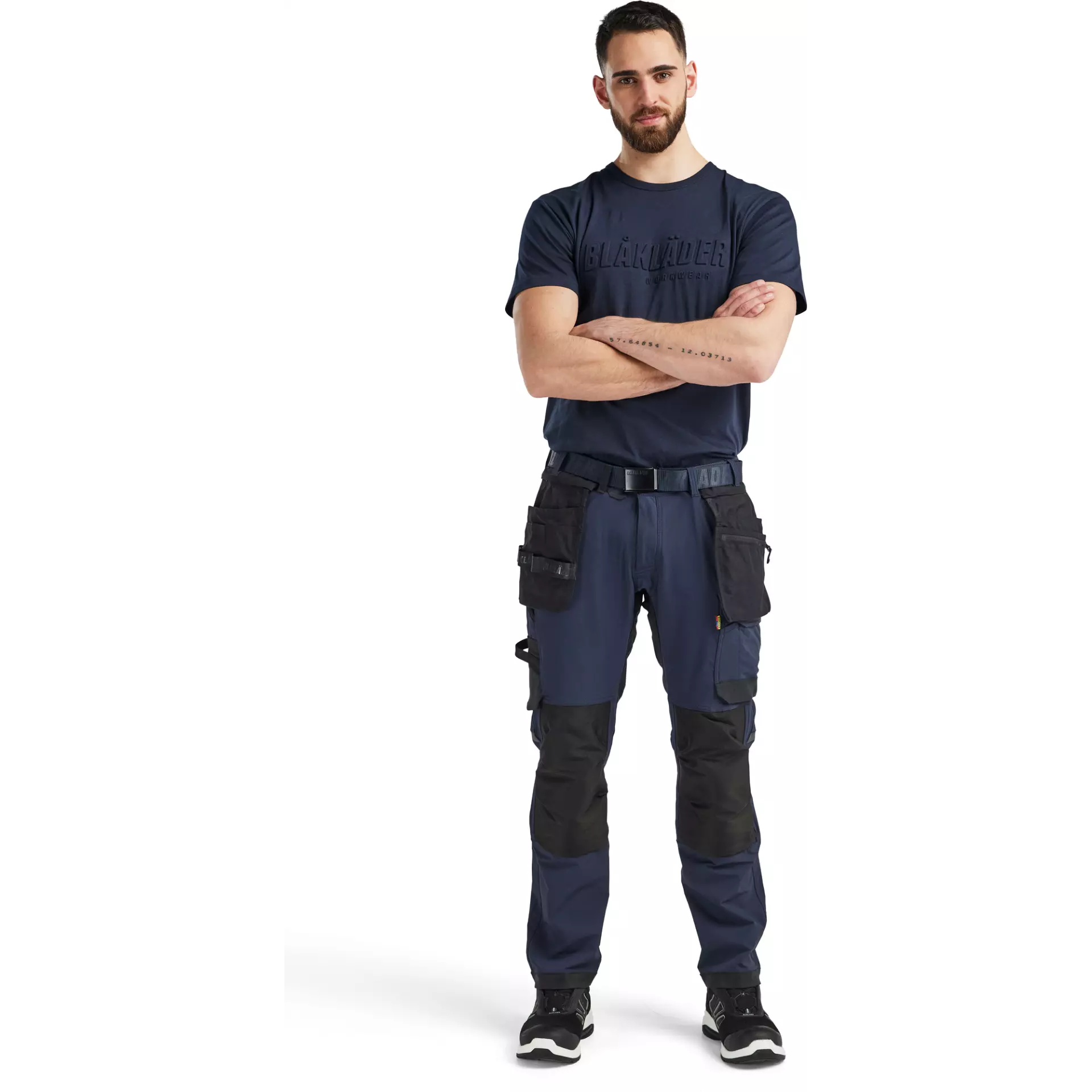 Blåkläder 172016458699, Holster Pants, 4-Way Stretch, Dark Blue/Black, image 5