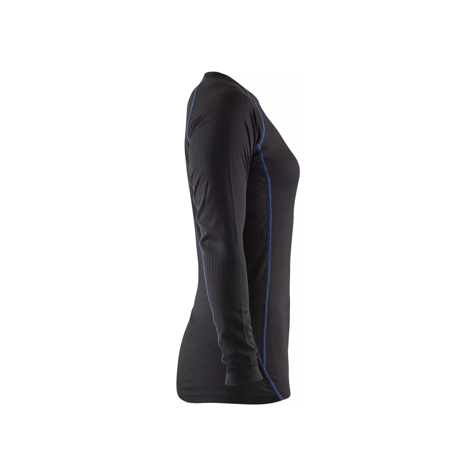 Blåkläder 720217079985, LIGHT Women's Base Layer Set, Black/Bright Blue, image 6