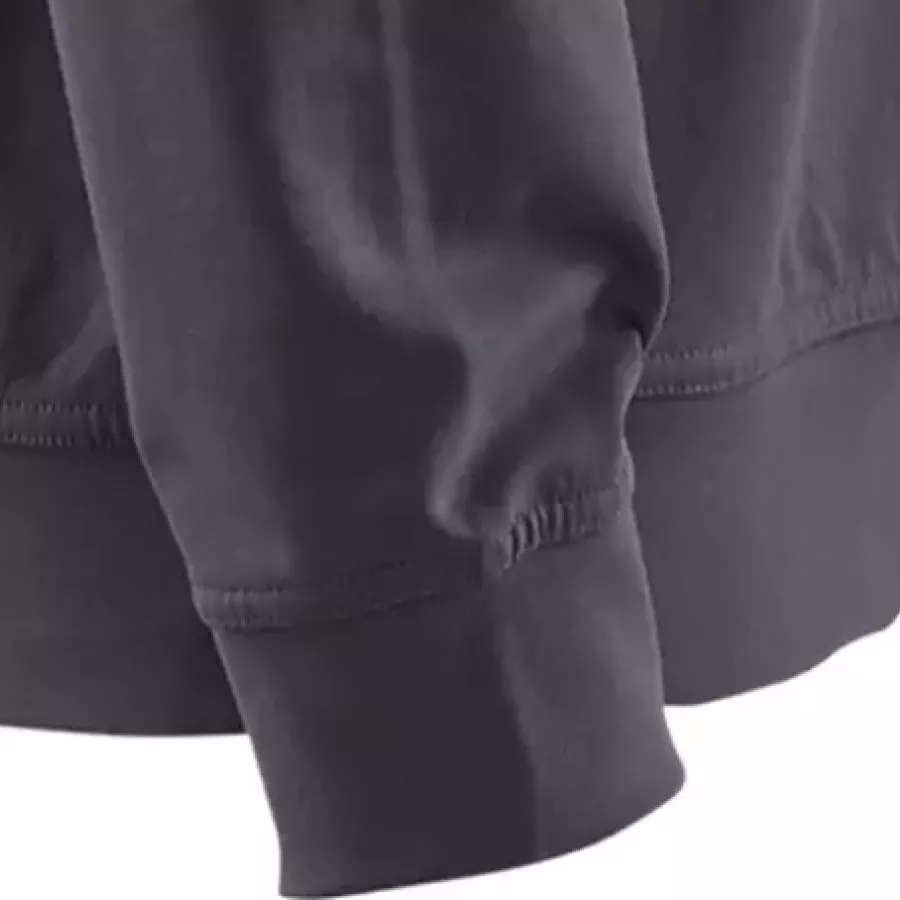 **Ribbed Cuffs** keep sleeves snug and warmth locked in without restricting comfort.