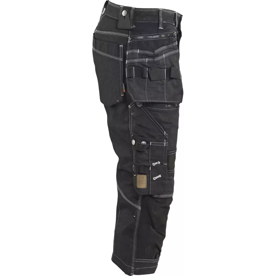 Blåkläder 199111419900, X1900 Stretch Pirate Pants, Black, image 2, gallery thumbnail