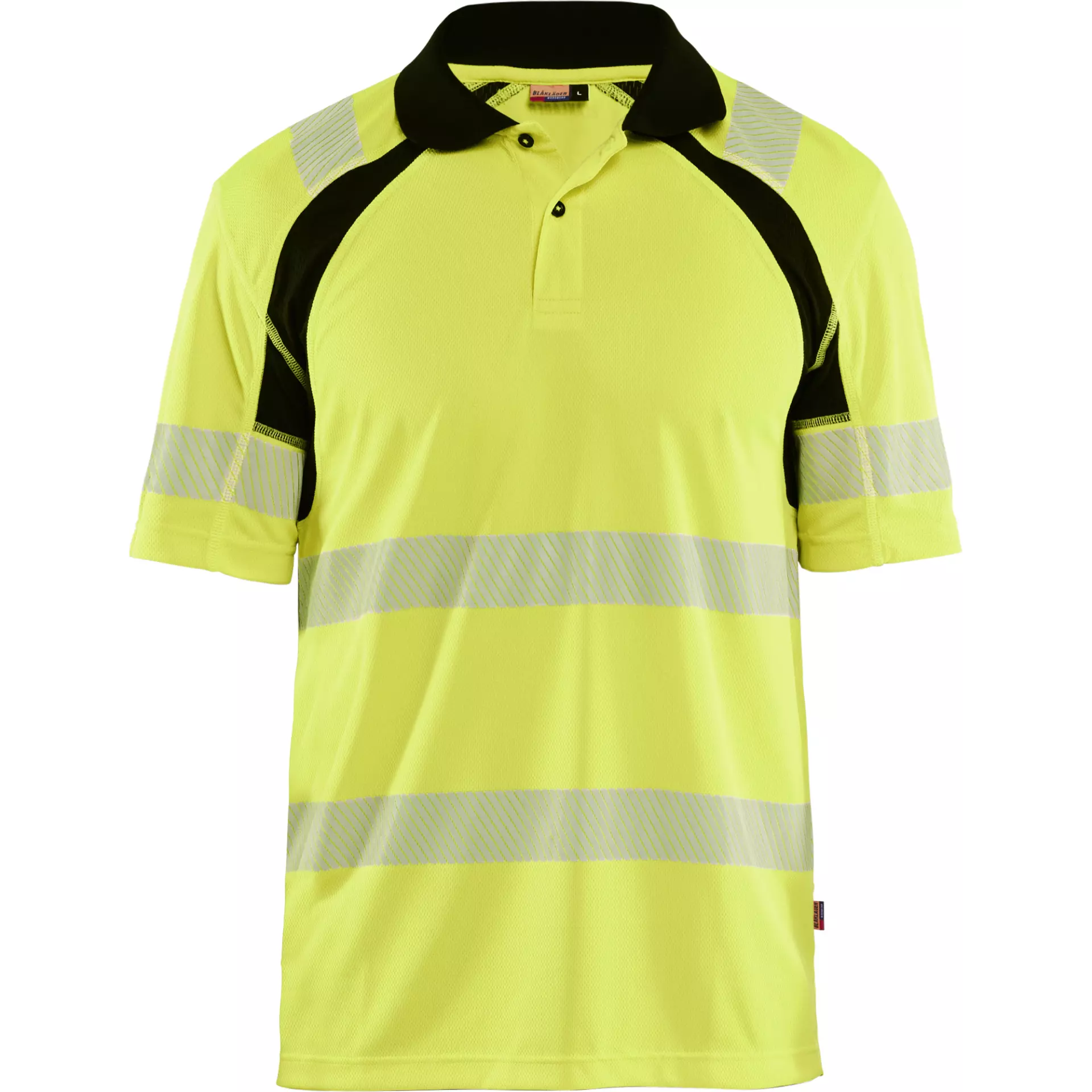 Blåkläder 359510133399, High-Vis Polo Shirt with UV Protection, High-Vis Yellow/Black