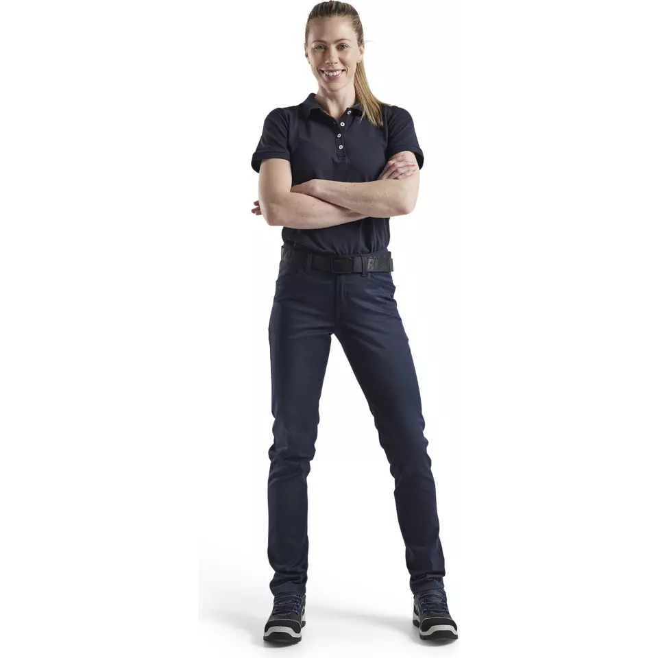 Blåkläder 716518308600, Women's Stretch Chinos, Dark Blue, image 5, gallery thumbnail