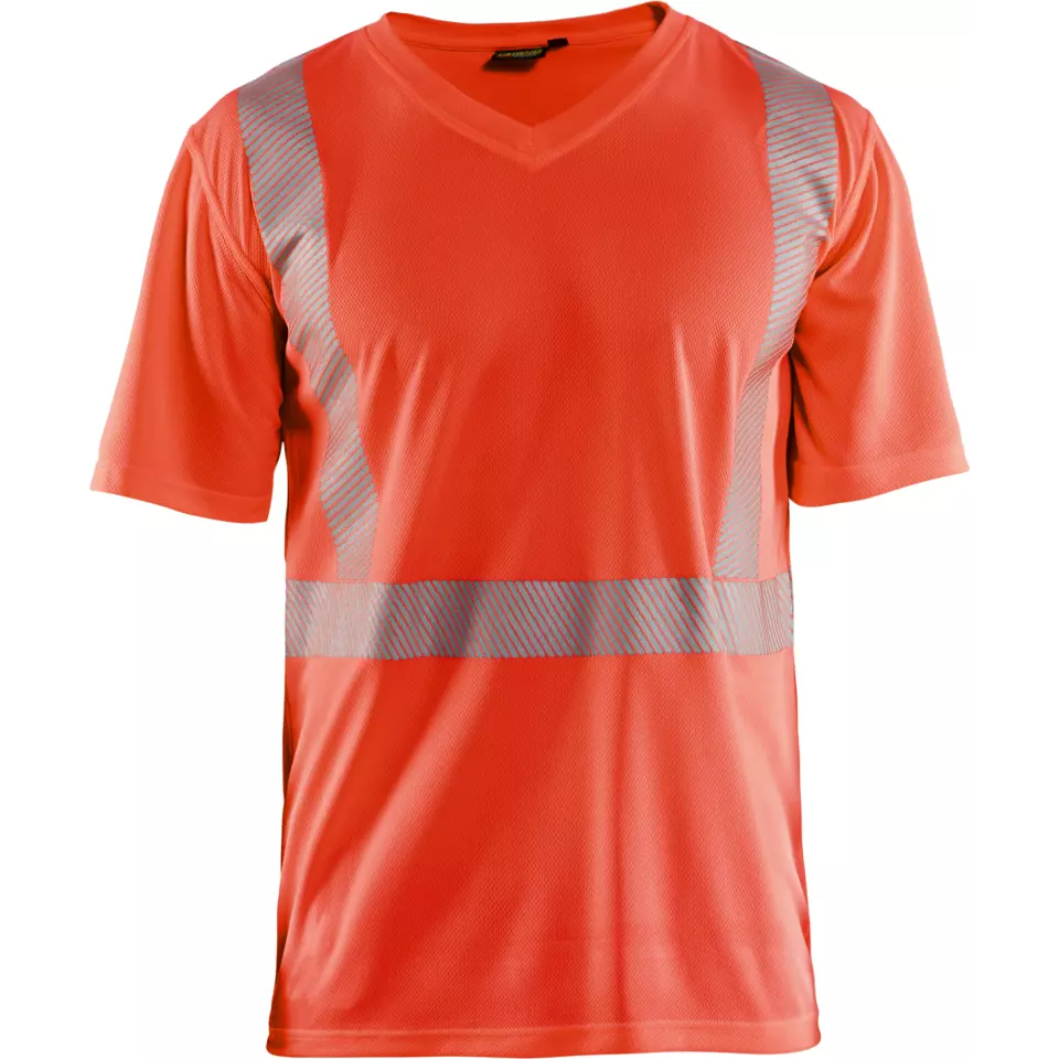 Blåkläder 338610135500, High-Vis T-Shirt With UV Protection, High-Vis Red, image 1, gallery thumbnail