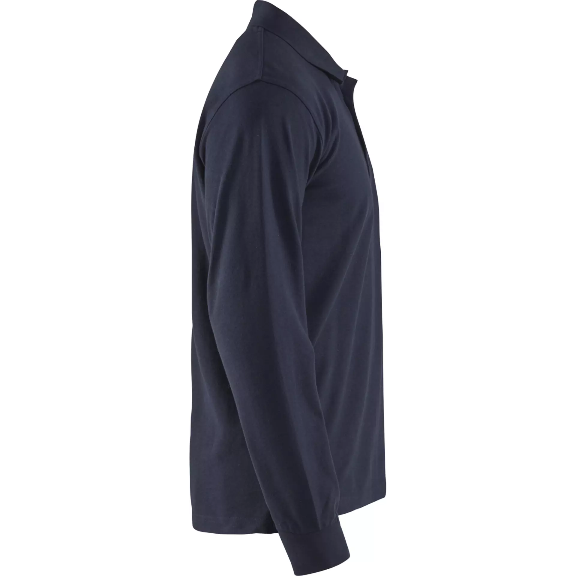 Blåkläder 338810508600, Long Sleeve Pique Shirt, Dark Blue, image 2