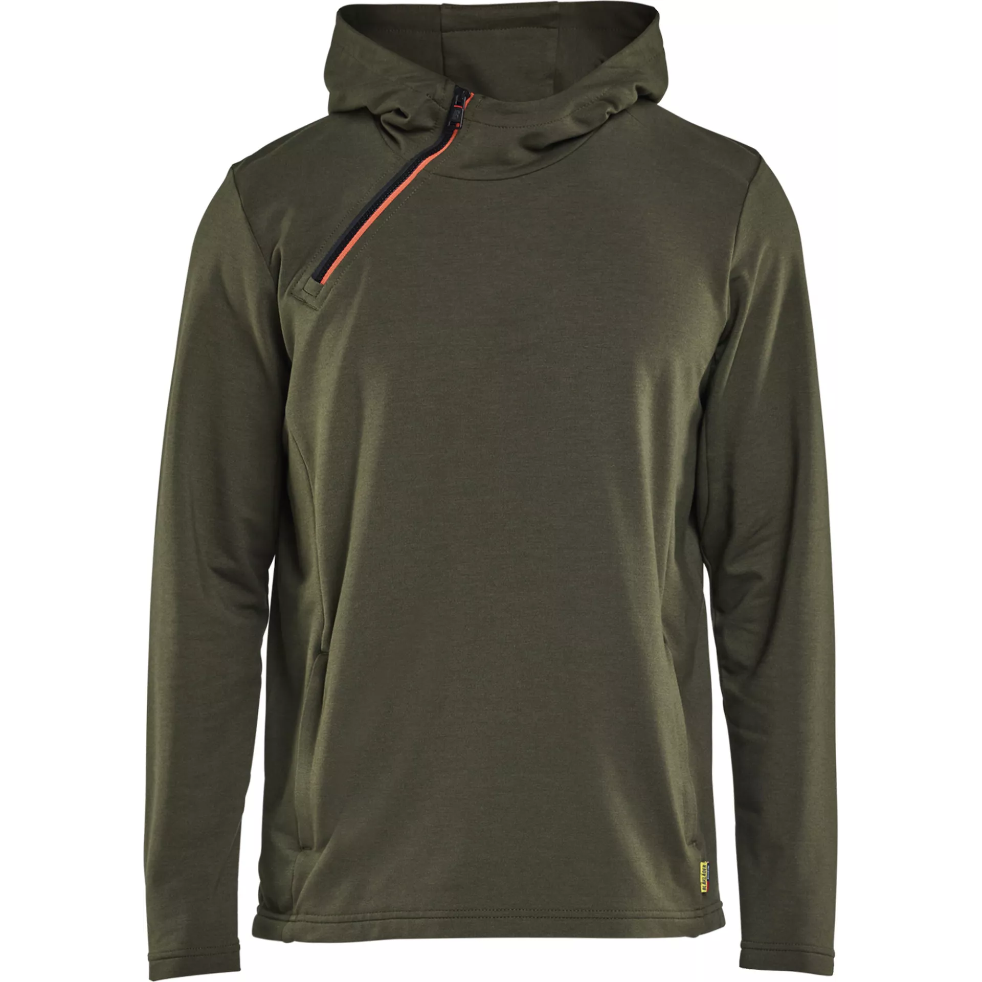 Blåkläder 359425474209, Half Zip Hoodie, Forest Green