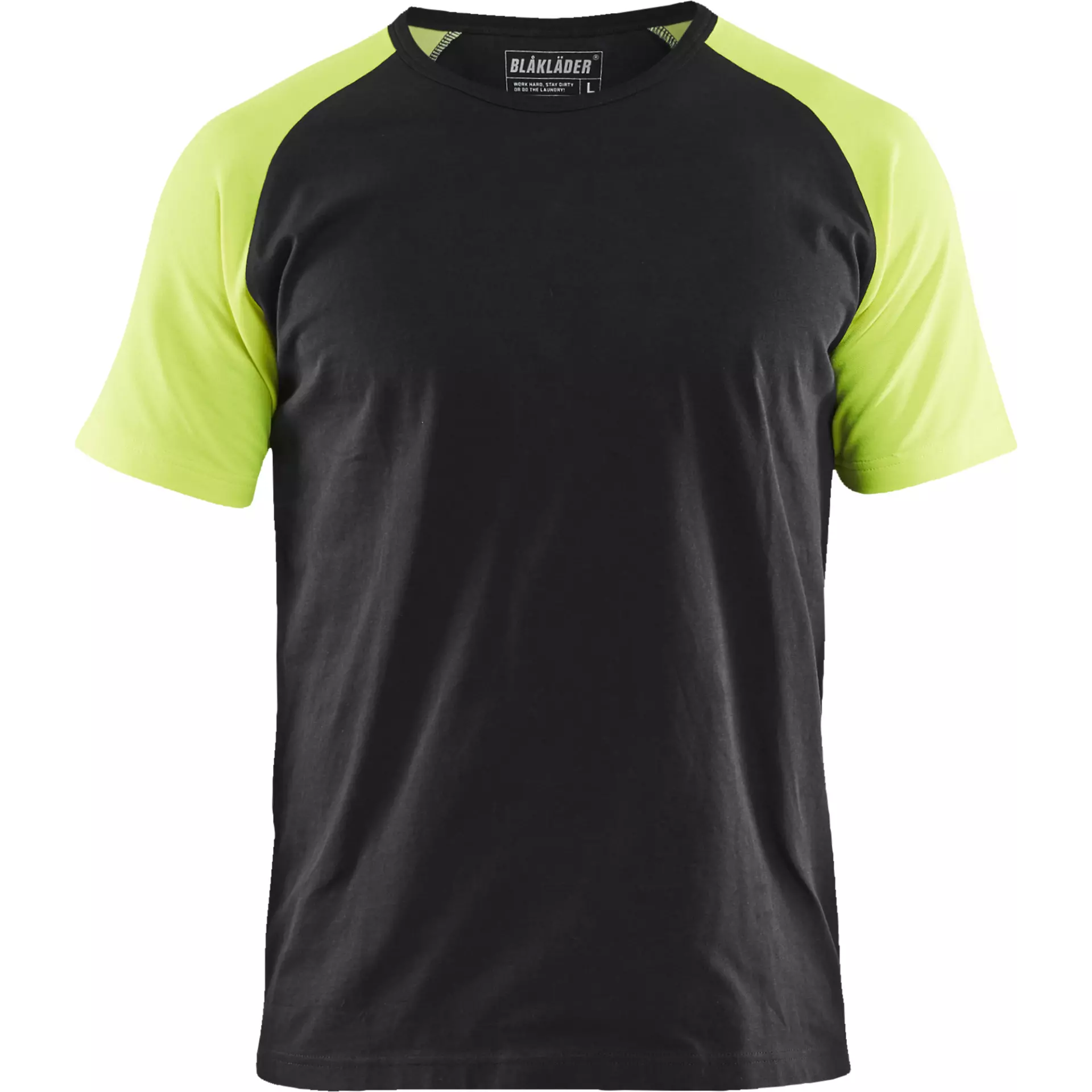 Blåkläder 351510309933, T-Shirt, Black/Yellow