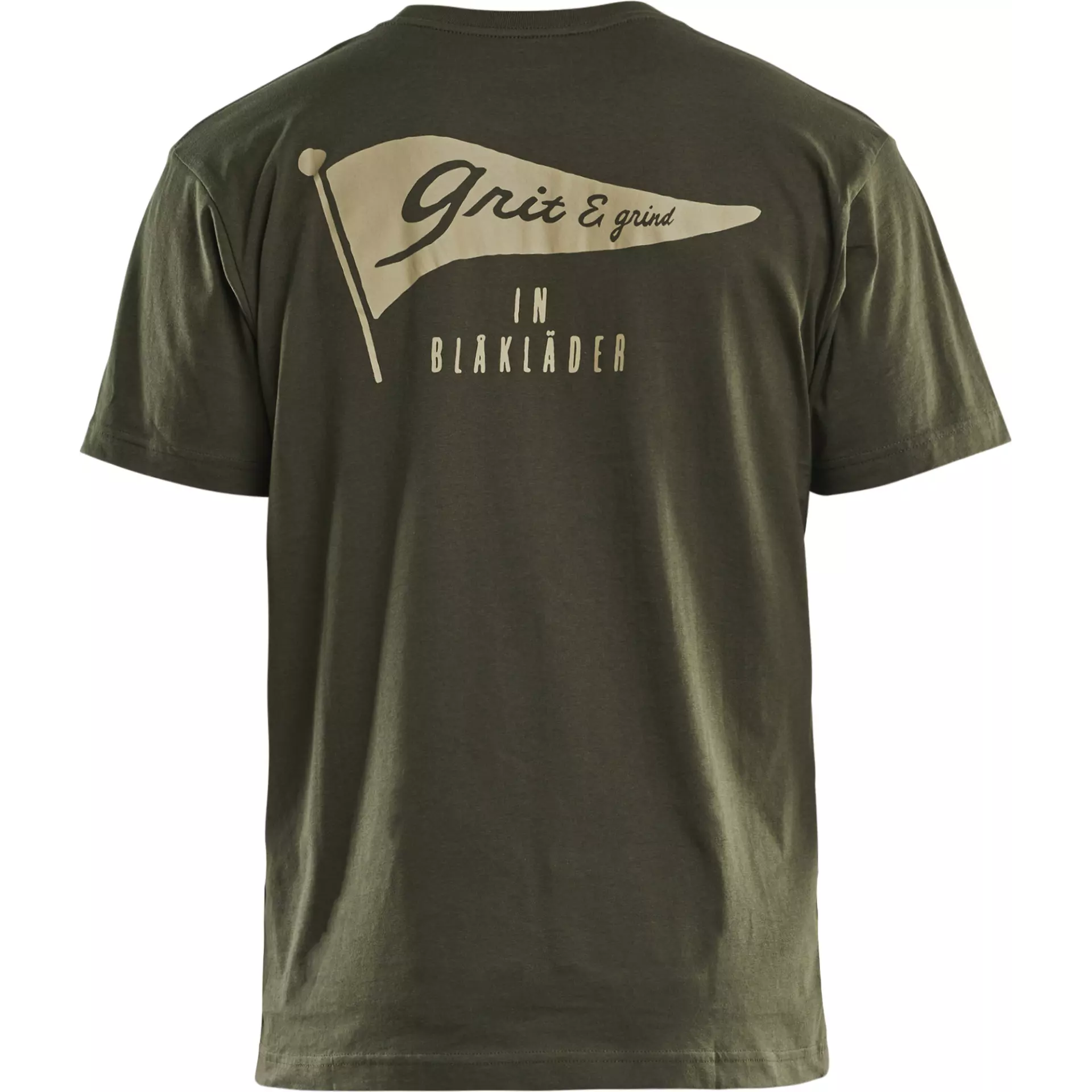 Blåkläder 942010424209, T-shirt Grit Flag, skogsgrön, image 4