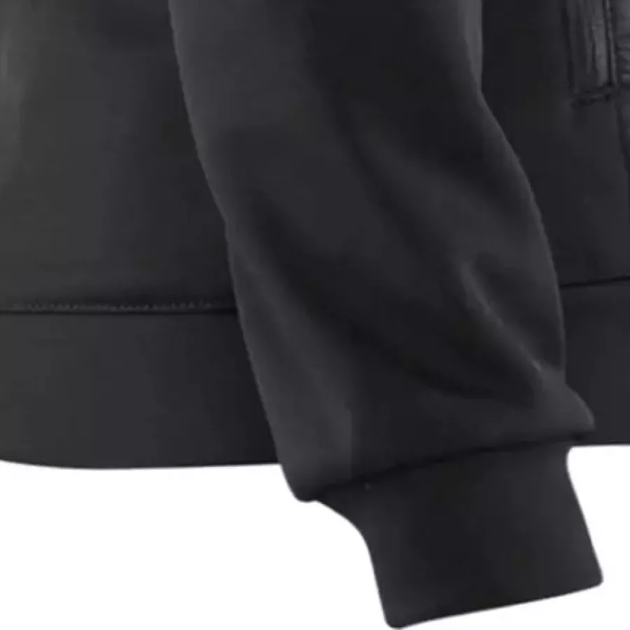 **Elastic Cuffs** keep sleeves snug and comfortable while allowing full freedom of movement.